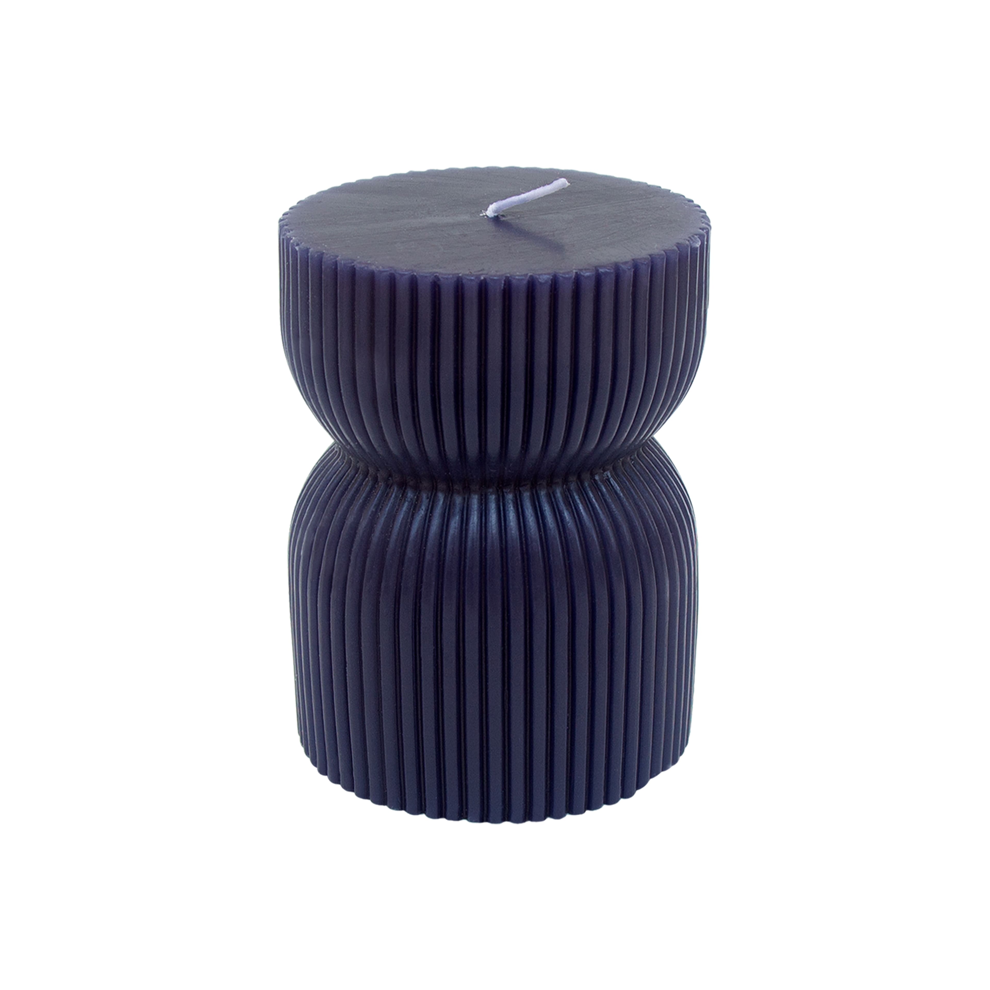 4&#x22; Ribbed Scented Pillar Candle by Ashland&#xAE;