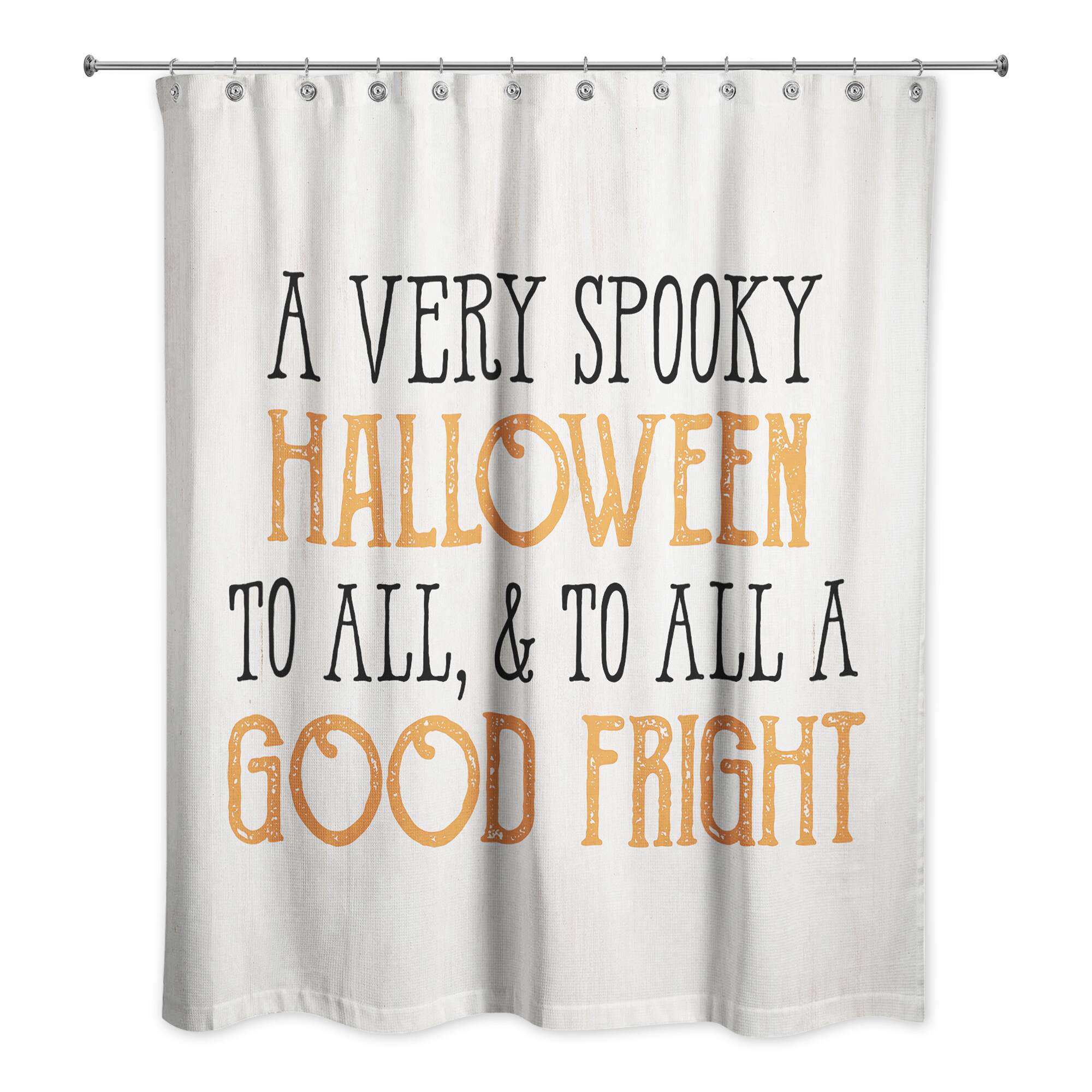 A Very Spooky Halloween 71" x 74" Shower Curtain