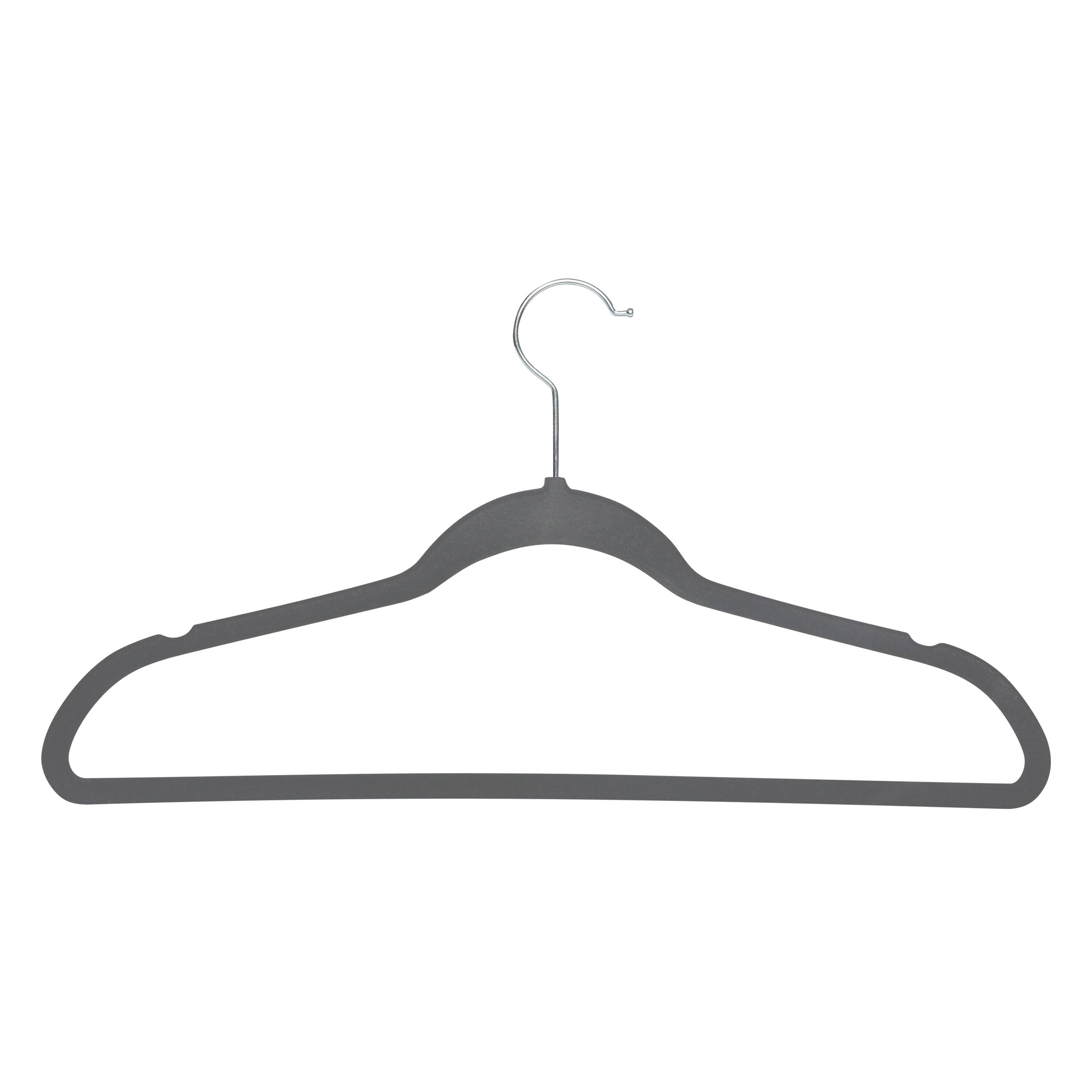 Simplify Super Slim Velvet Huggable Hangers, 10ct.