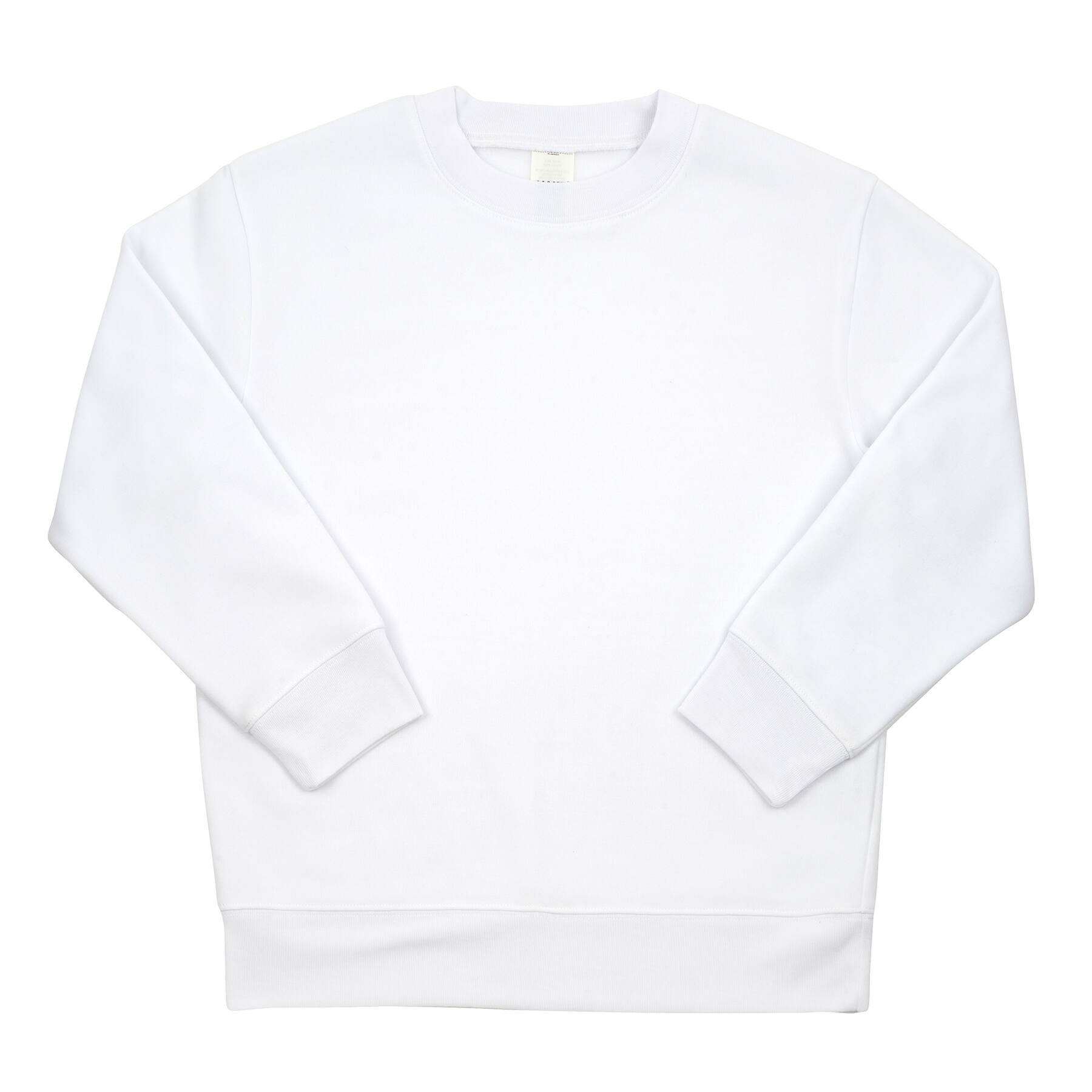 White Crew Neck Youth Sublimation Sweatshirt by Make Market®