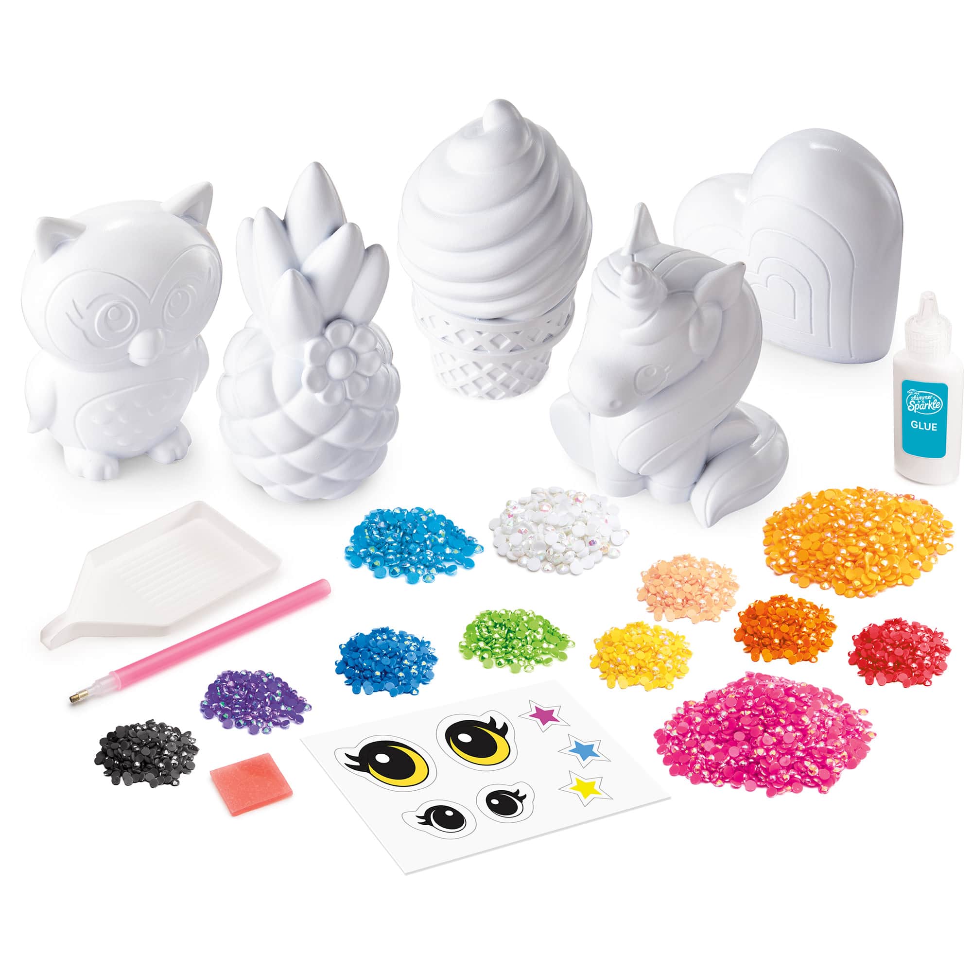 Cra-Z-Art&#xAE; Shimmer &#x27;n Sparkle 3D Crystal Gem Creations