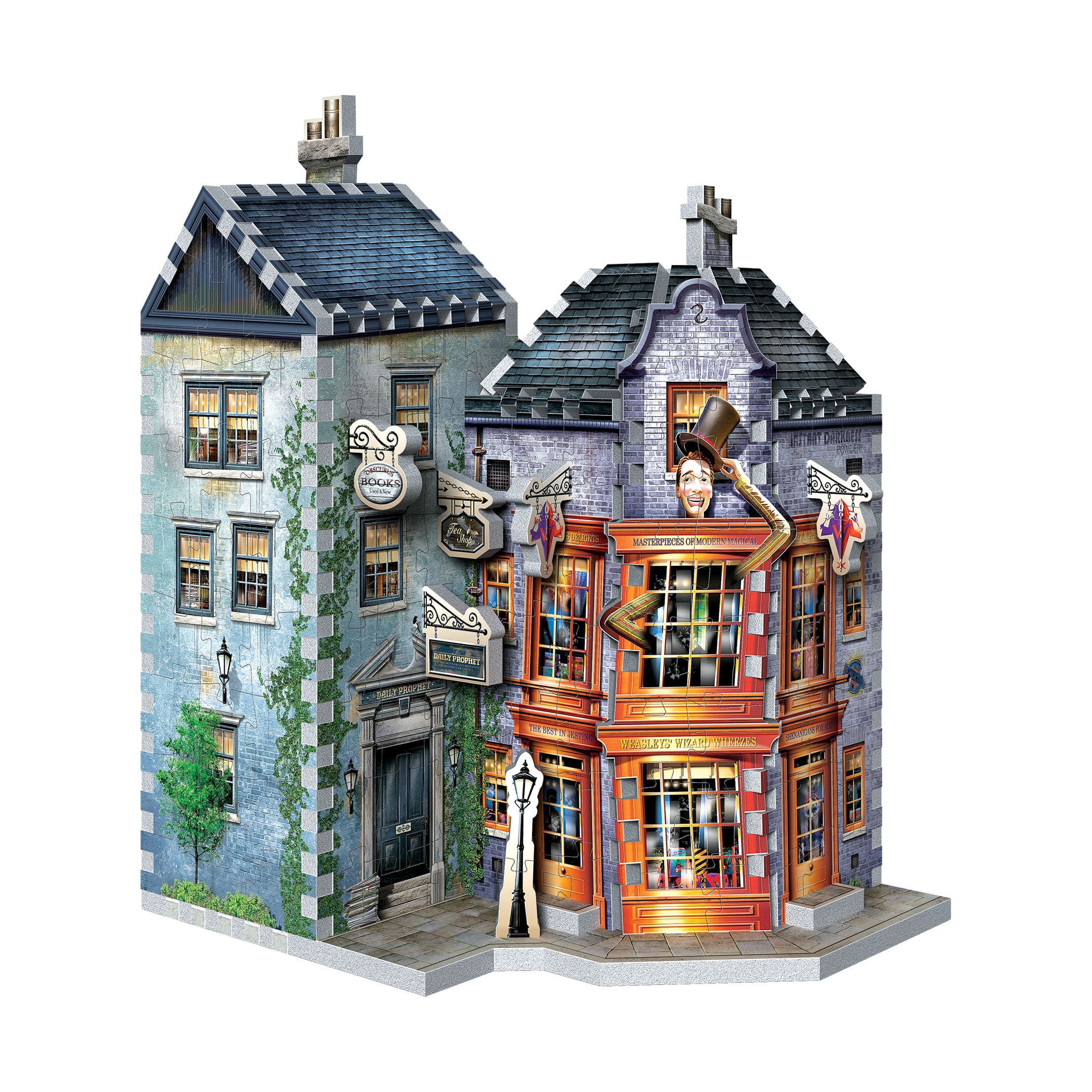 Harry Potter&#x2122; Diagon Alley Collection Weasleys&#x27; Wizard Wheezes&#x2122; &#x26; Daily Prophet&#x2122; 285 Piece 3D Puzzle