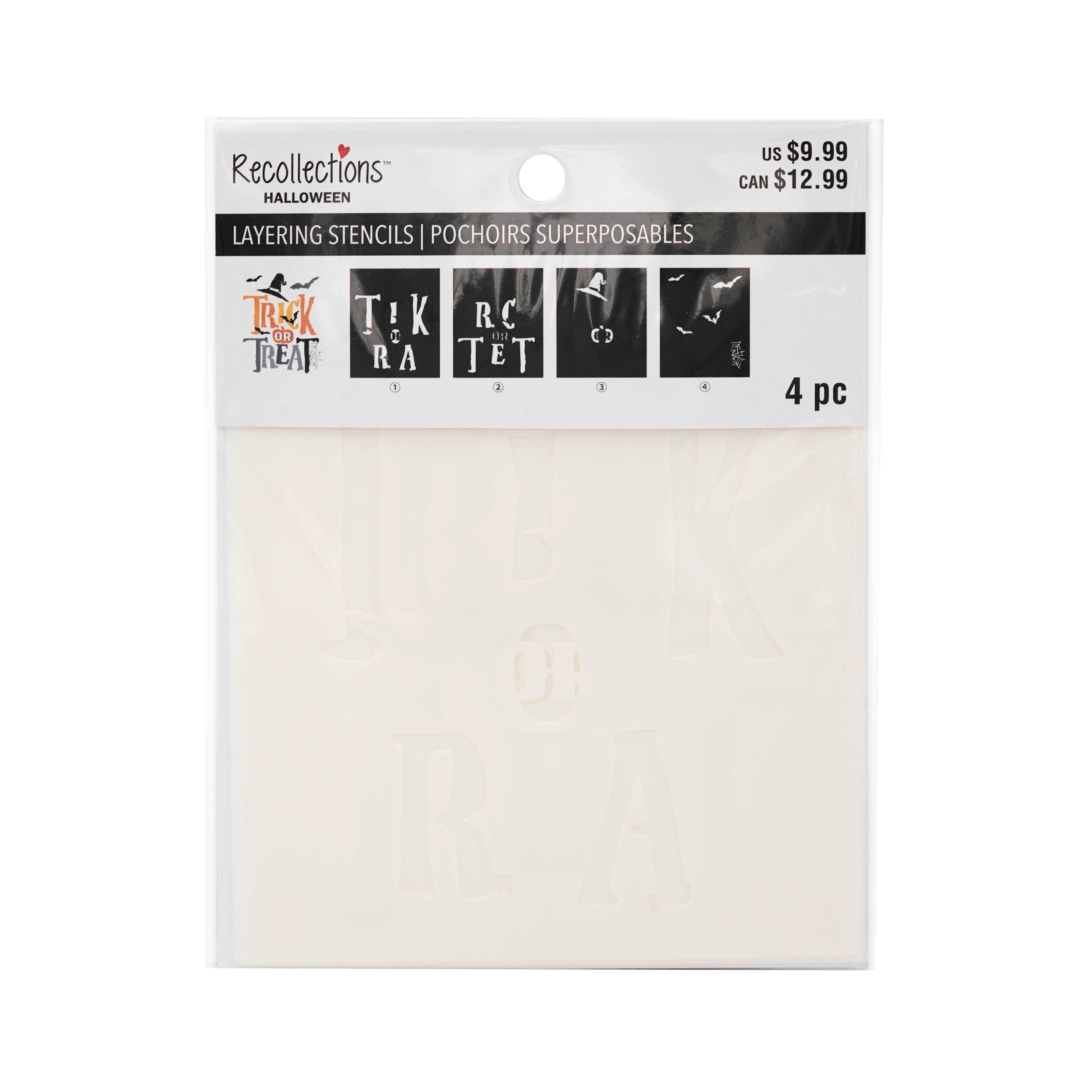 Trick-or-Treat Layering Stencil Set by Recollections™
