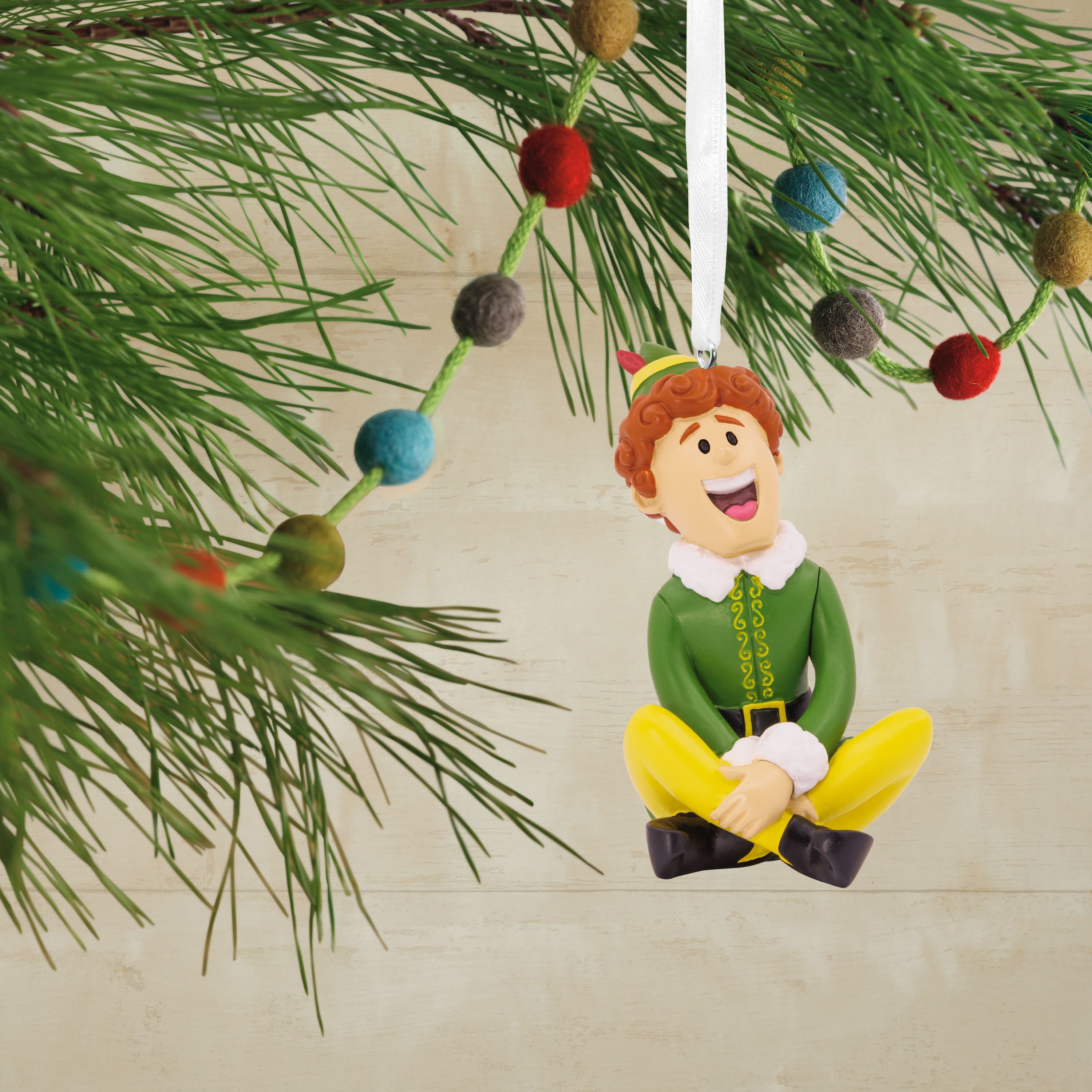 Hallmark 3.5&#x22; Buddy the Elf&#x2122; Singing Ornament