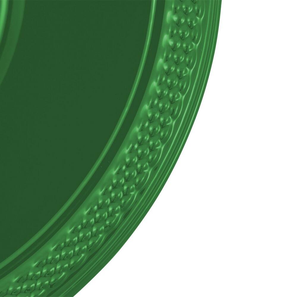 JAM Paper 7" Green Plastic Bowls, 20ct.
