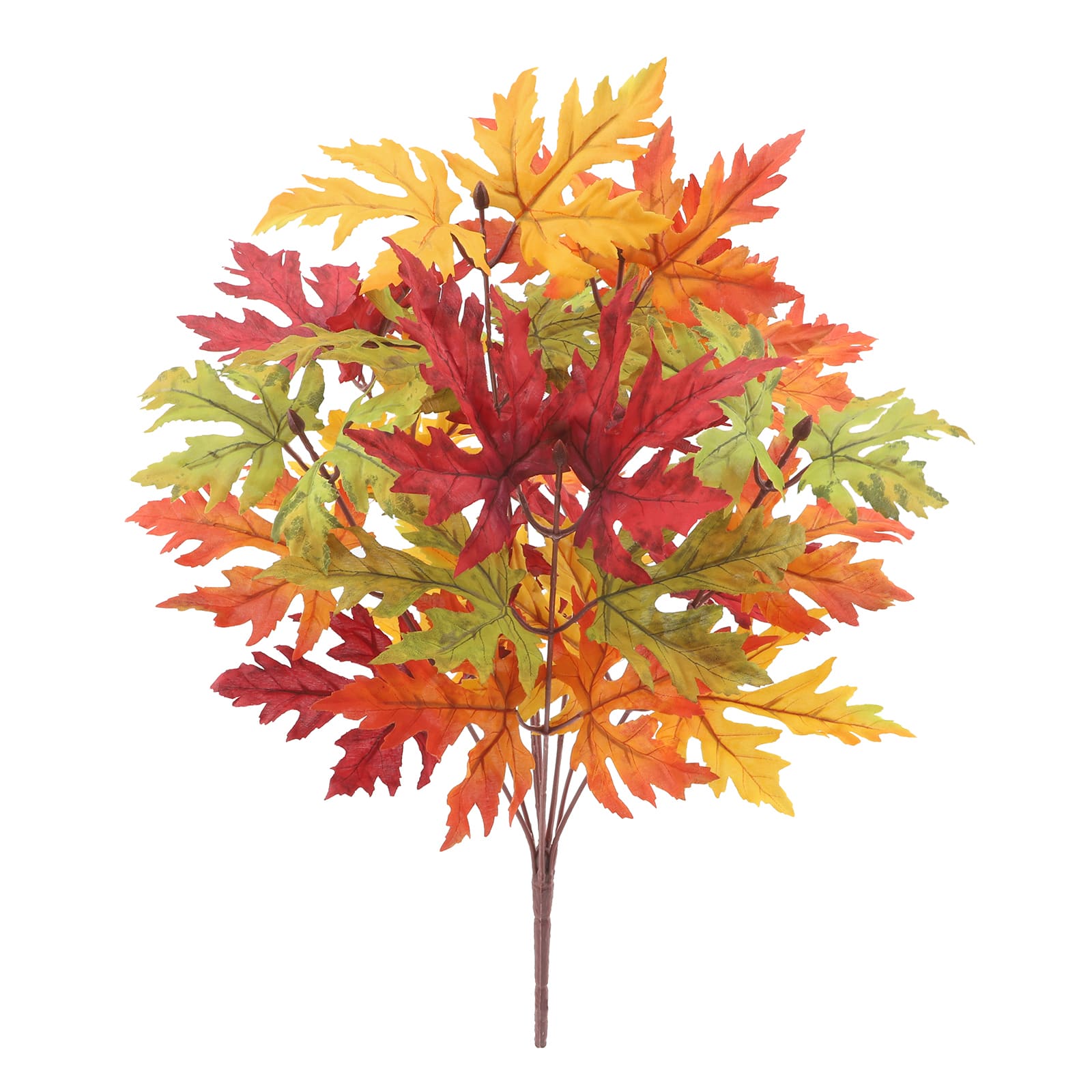 18.5&#x22; Orange, Yellow &#x26; Green Maple Leaf Bush by Ashland&#xAE;