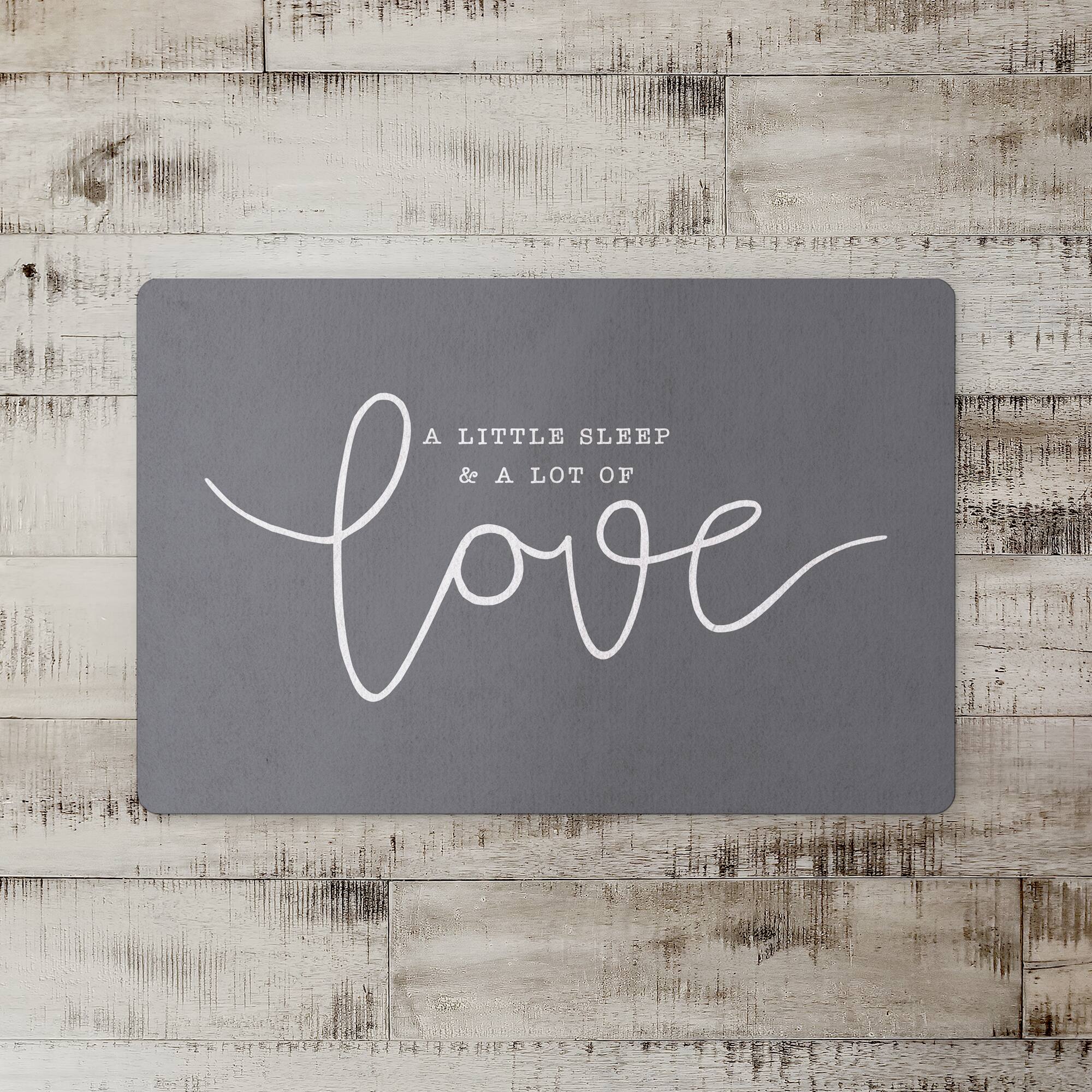 A Little Sleep A Lot of Love 27" x 18" Floor Mat
