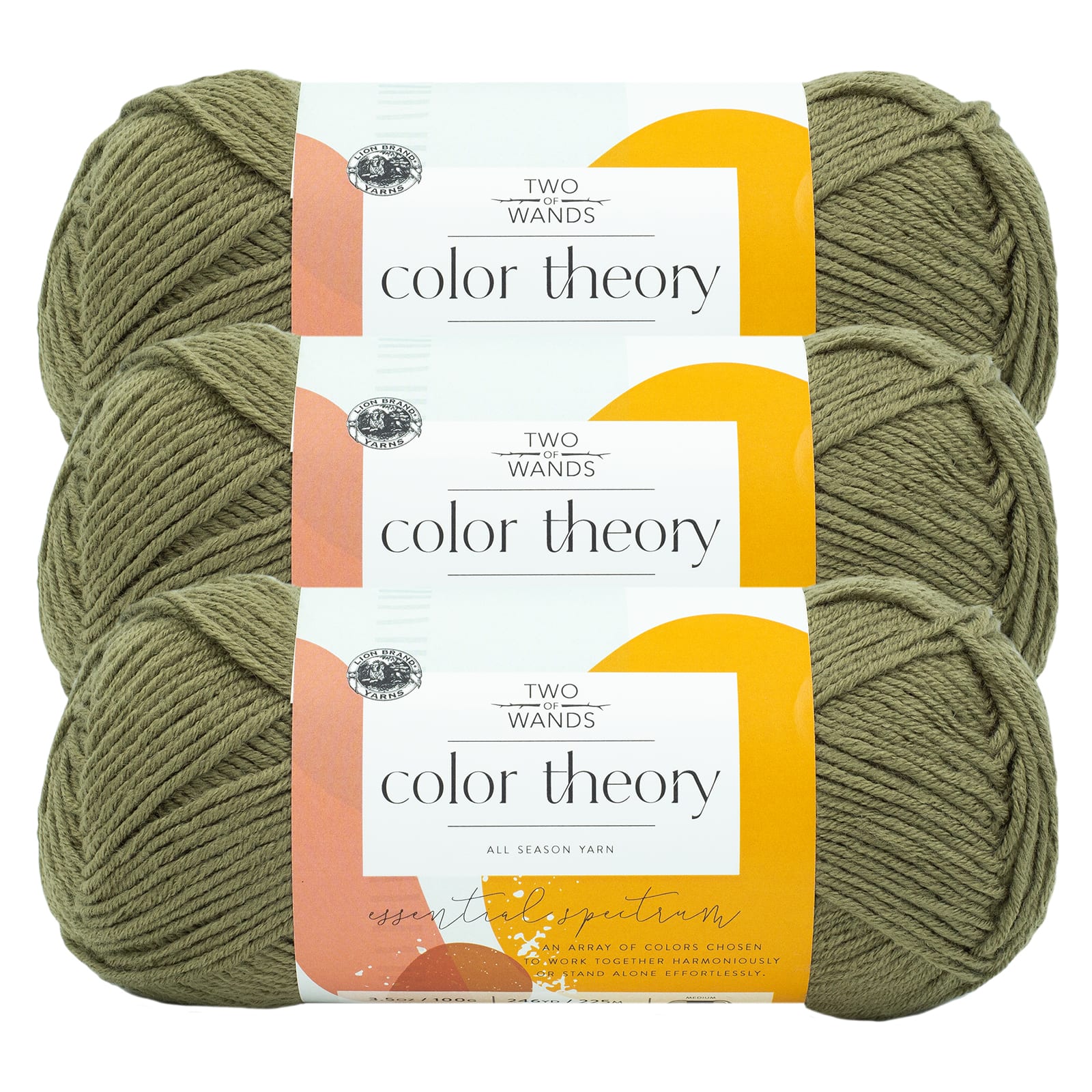 3 Pack: Lion Brand® Two of Wands Color Theory Yarn