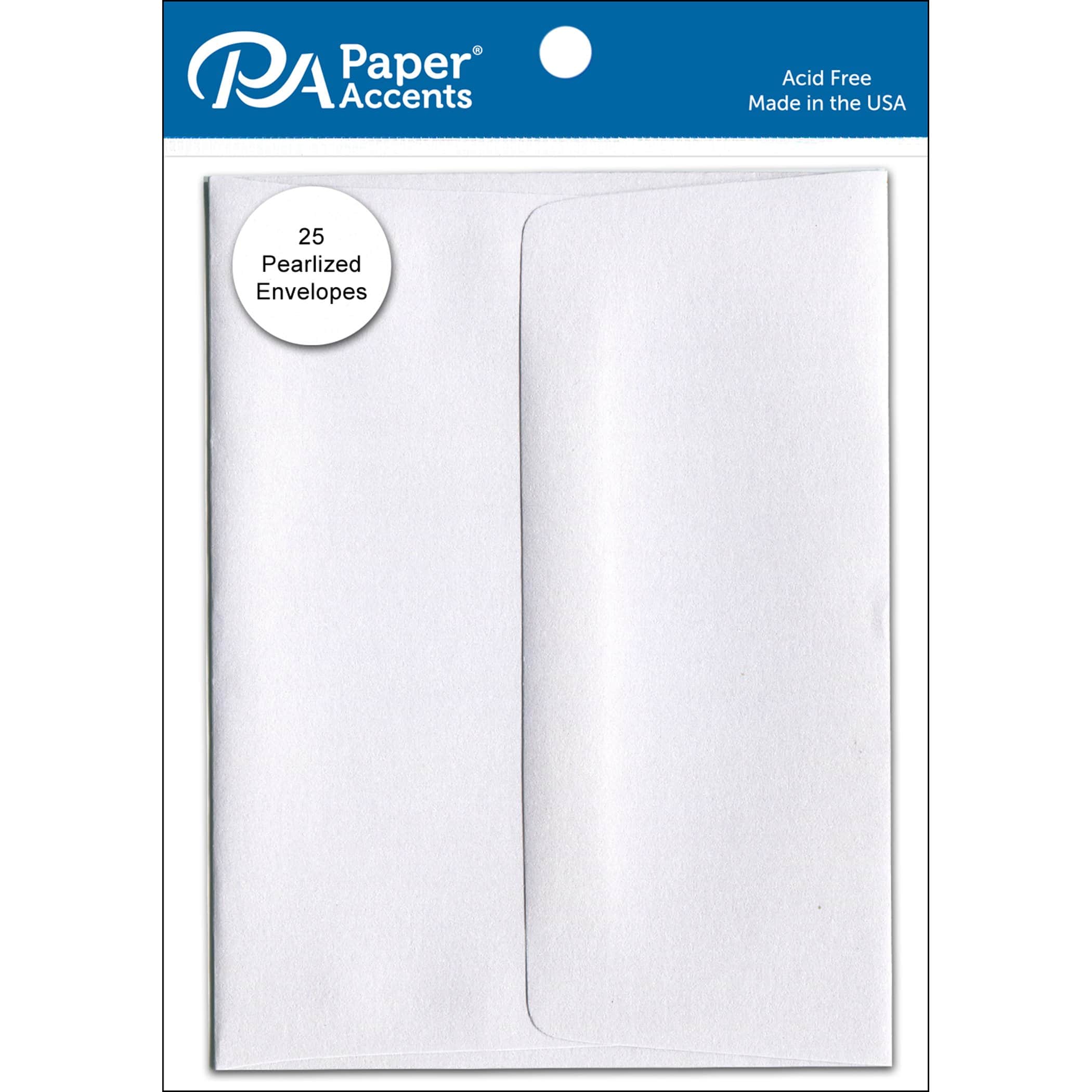 PA Paper&#x2122; Accents 4.38&#x22; x 5.75&#x22; Pearlized Envelope, 25ct.