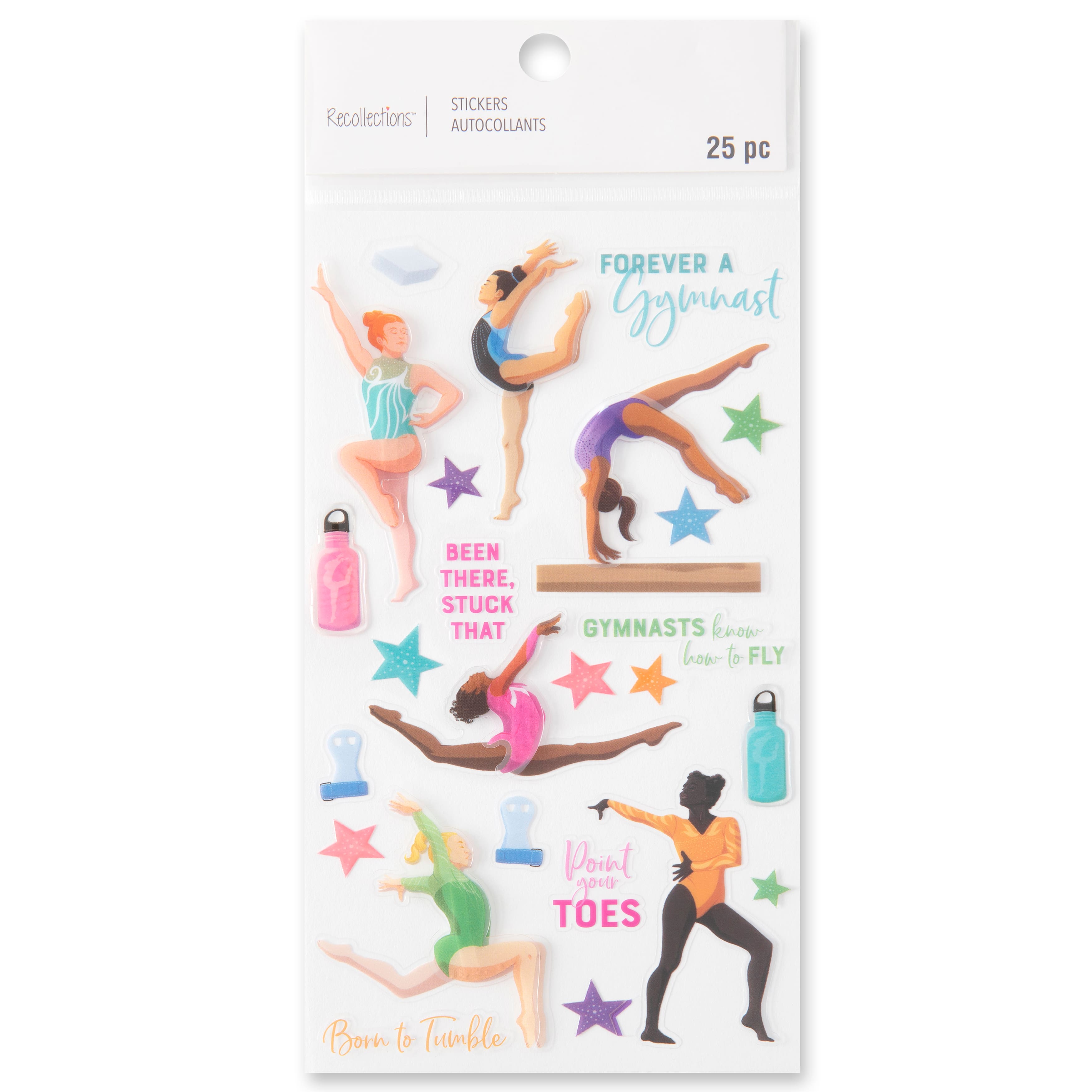 Gymnastics Dimensional Stickers by Recollections™