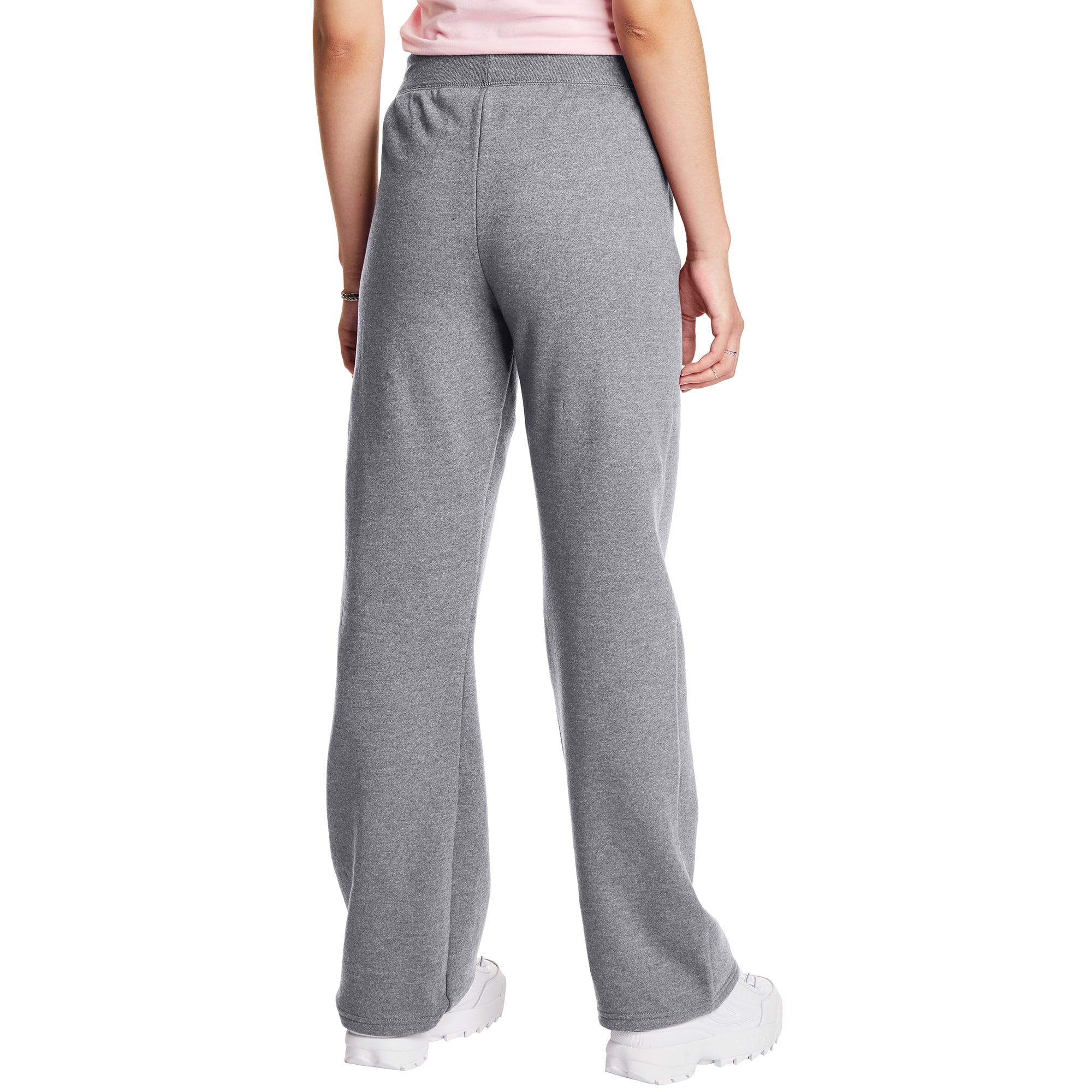 Hanes EcoSmart Open Leg Fleece Women&#x27;s Sweatpants