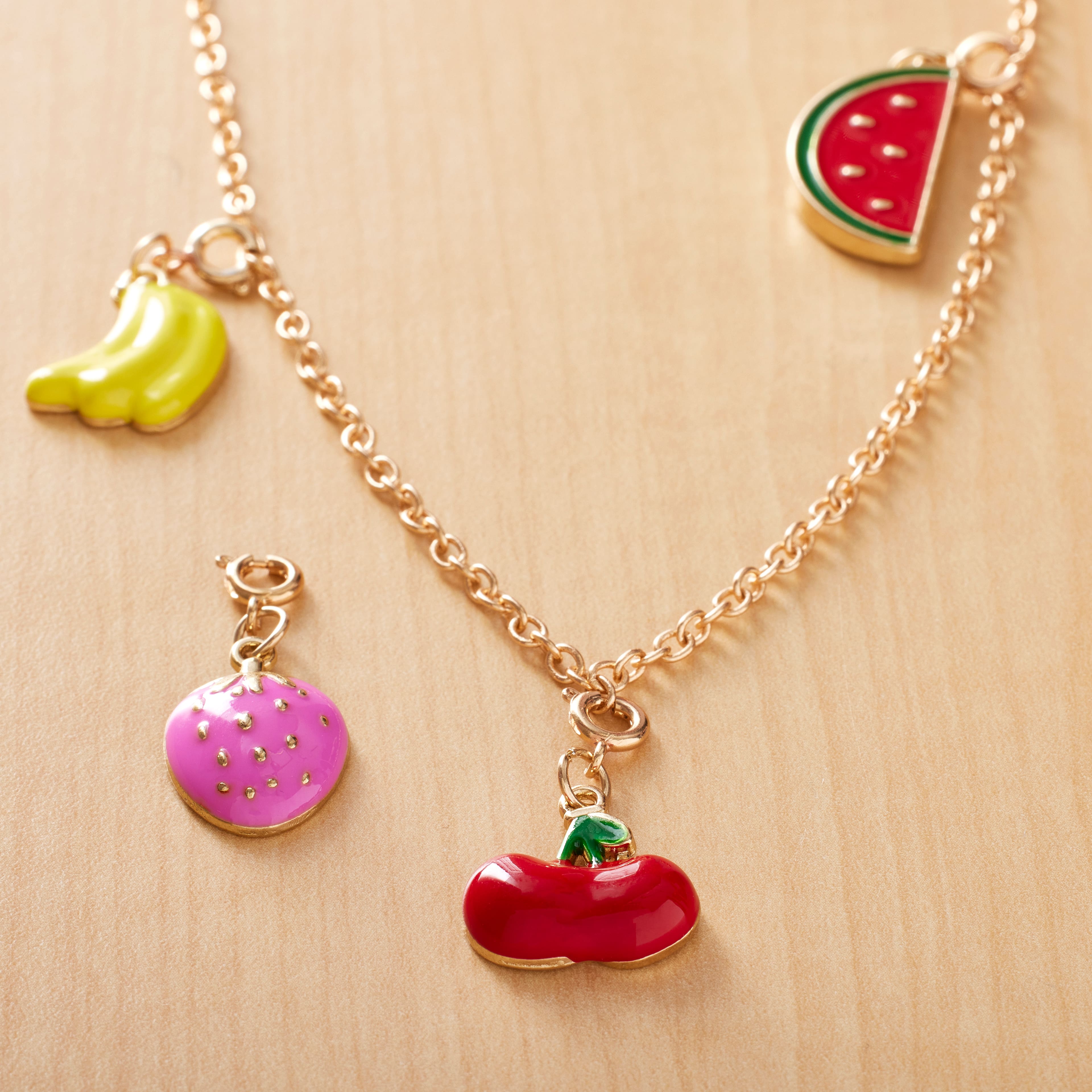 12 Packs: 4 ct. (48 total) Fruit Charms by Creatology&#x2122;