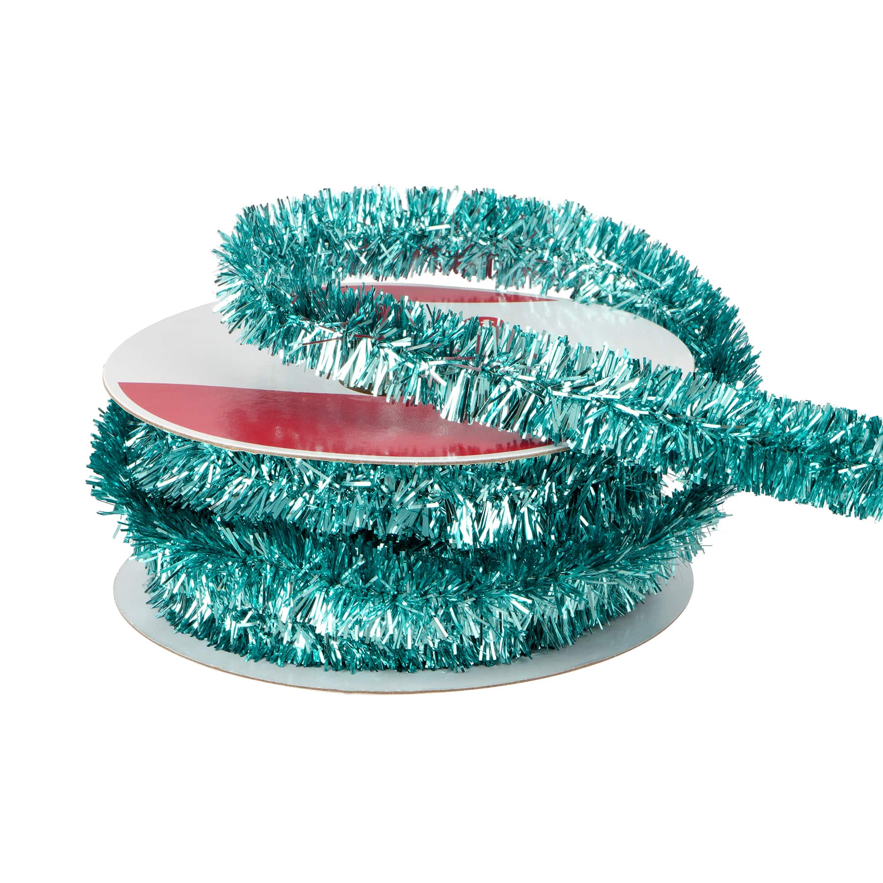 5/8" x 30ft. Turquoise Tinsel Wired Trim Ribbon by Celebrate It®