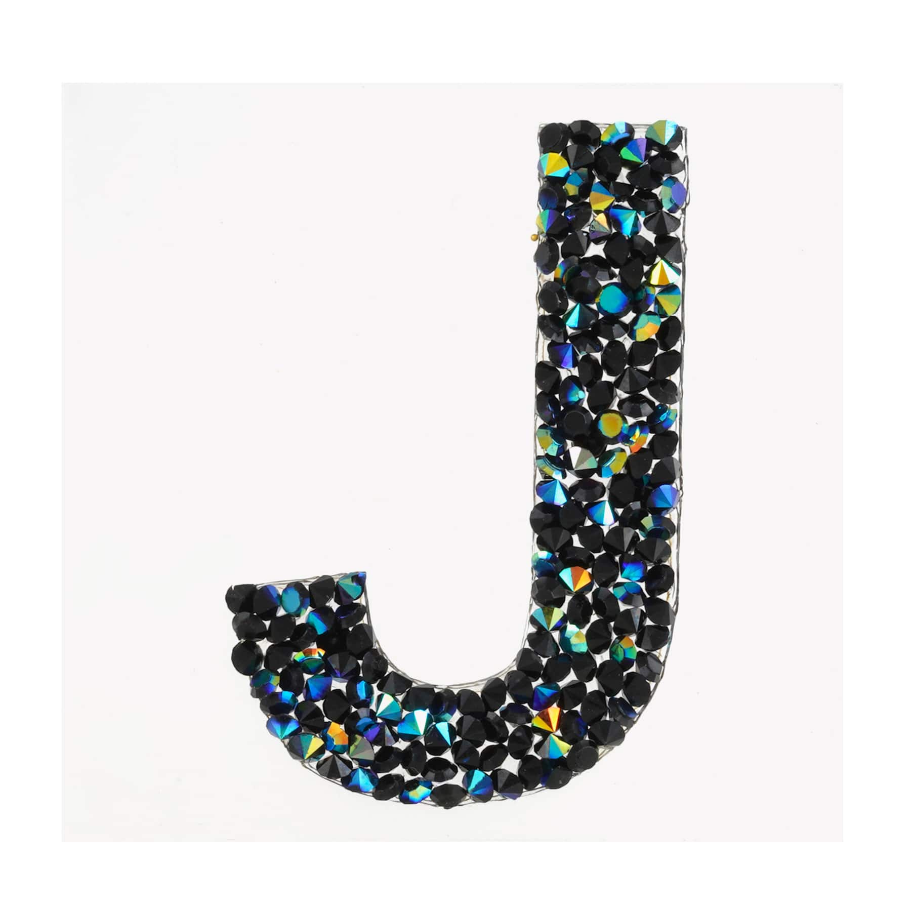 12 Pack: Black AB Letter Bling Sticker by Recollections®