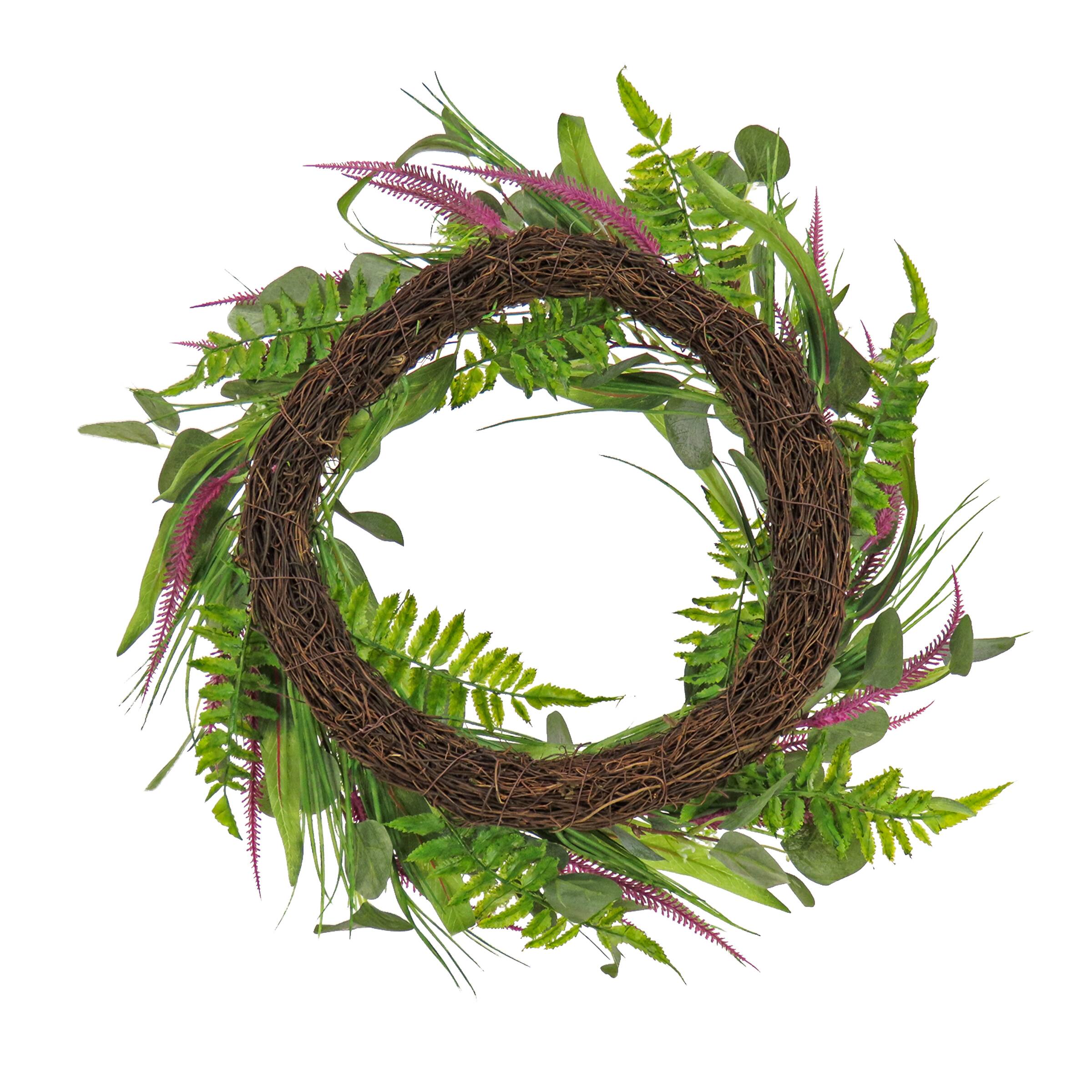 22" Eucalyptus & Lavender Wreath