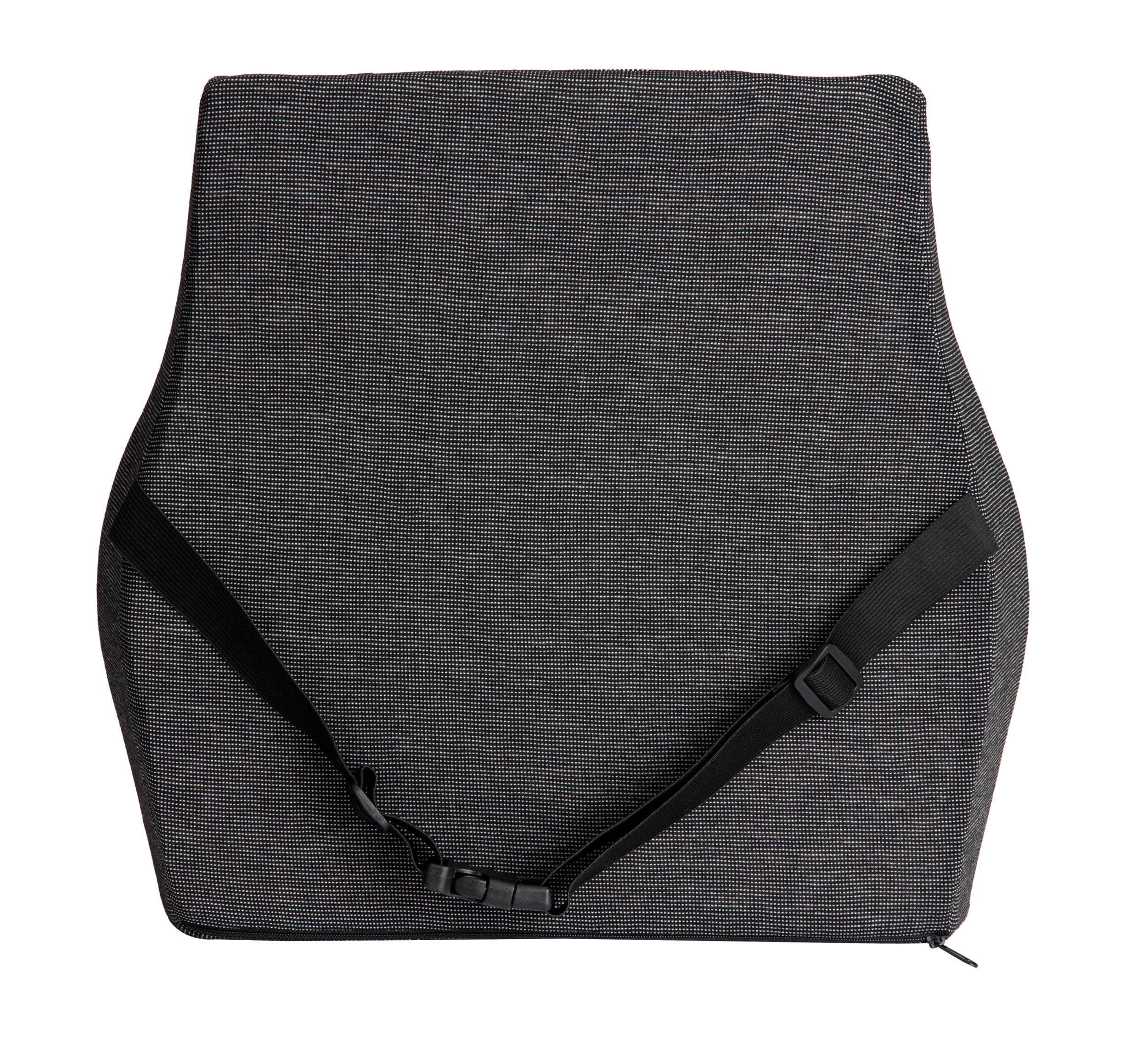 Mind Reader Teal &#x26; Black Ergonomic Back Cushion