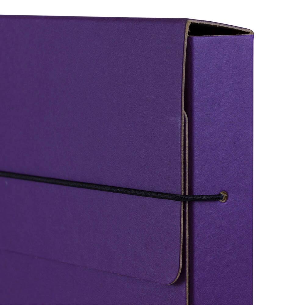 JAM Paper Strong Thick Portfolio Carrying Case with Elastic Band Closure