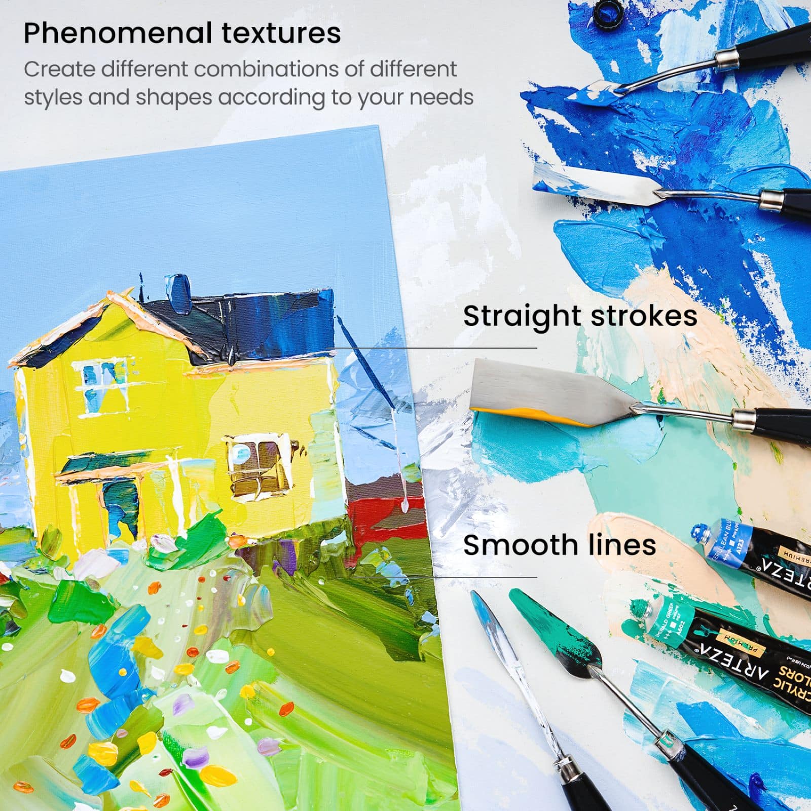 Arteza® 8 Piece Palette Knives Set