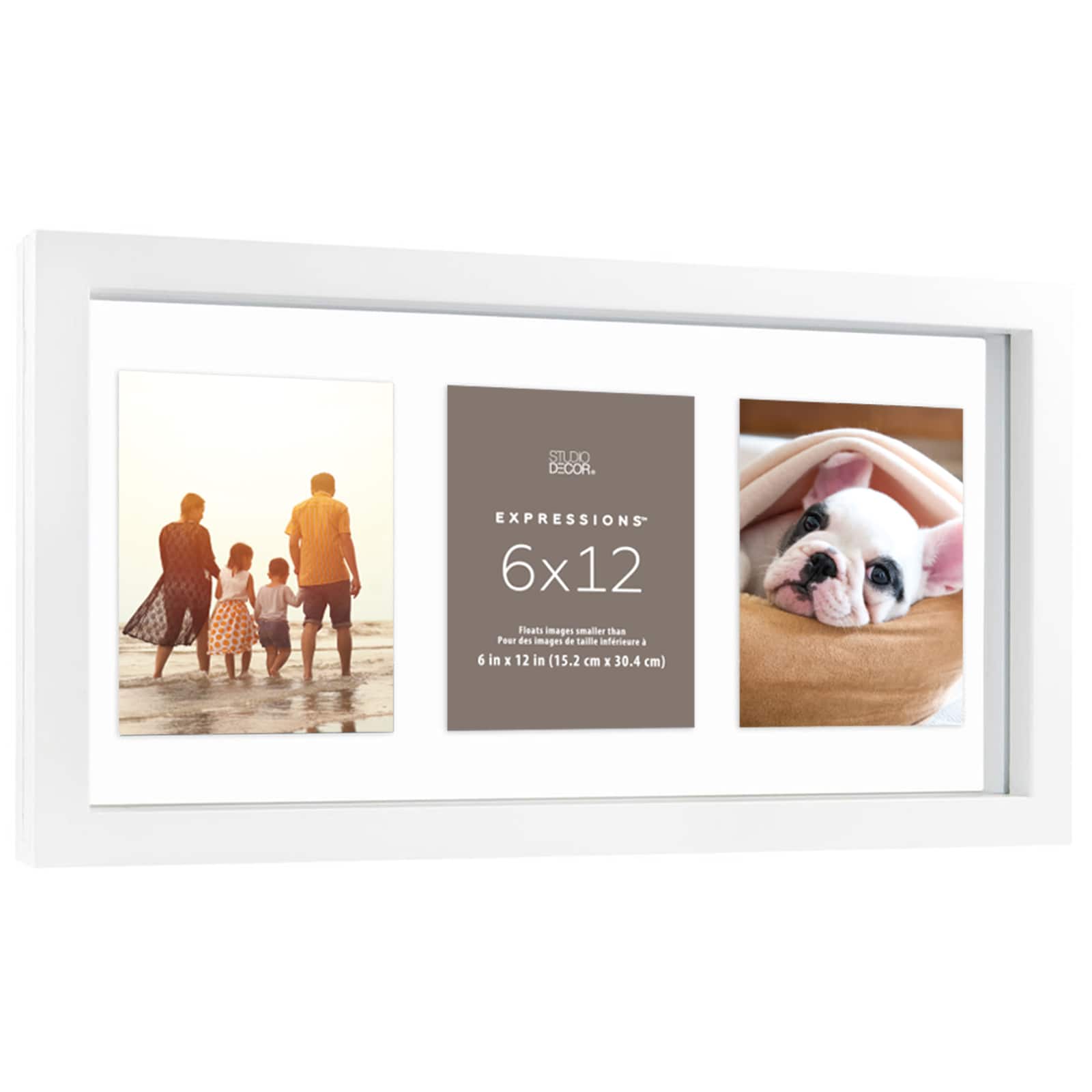 2 Opening Black Hinge 6 x 8 Float Frame, Expressions™ by Studio Décor®