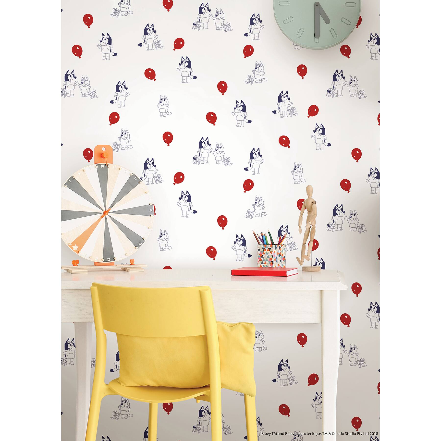 RoomMates Bluey Keepy Uppy Peel & Stick Wallpaper