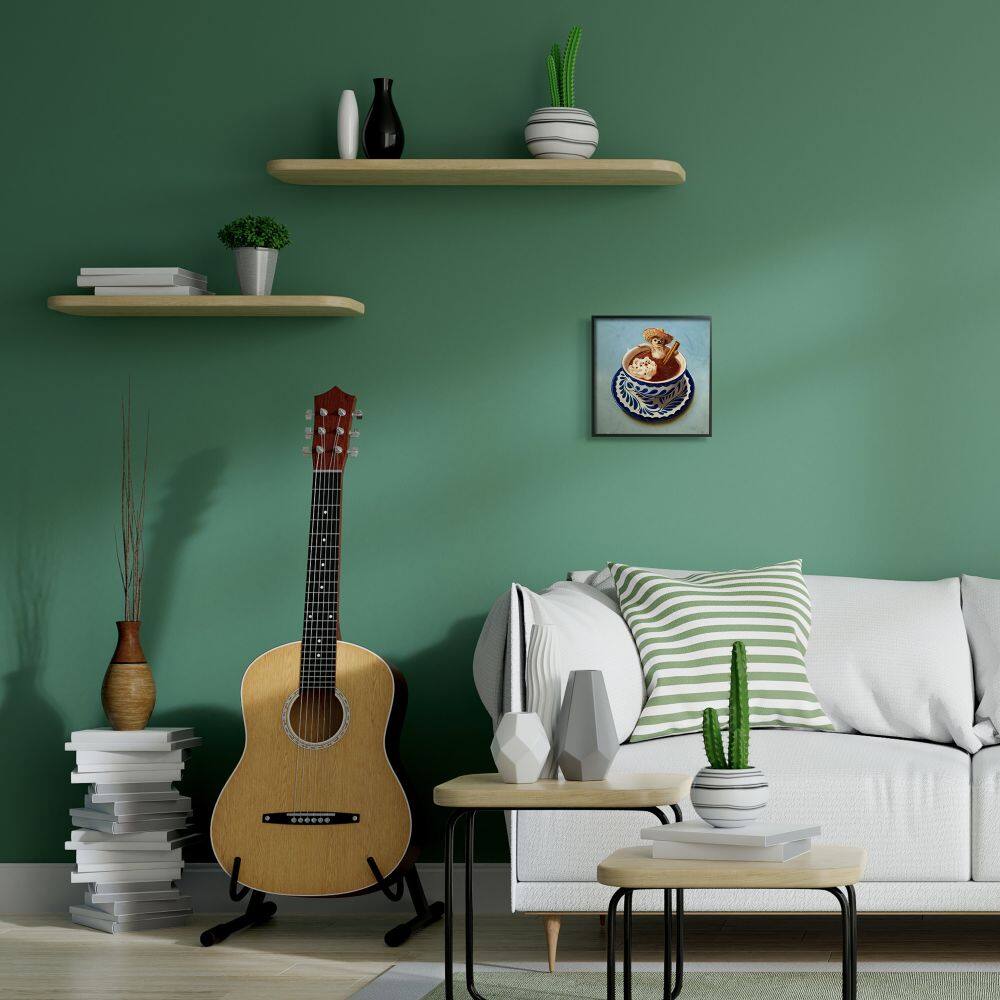 Stupell Industries Chihuahua Hot Chocolate Pet Animal Humor Café,12" x 12"