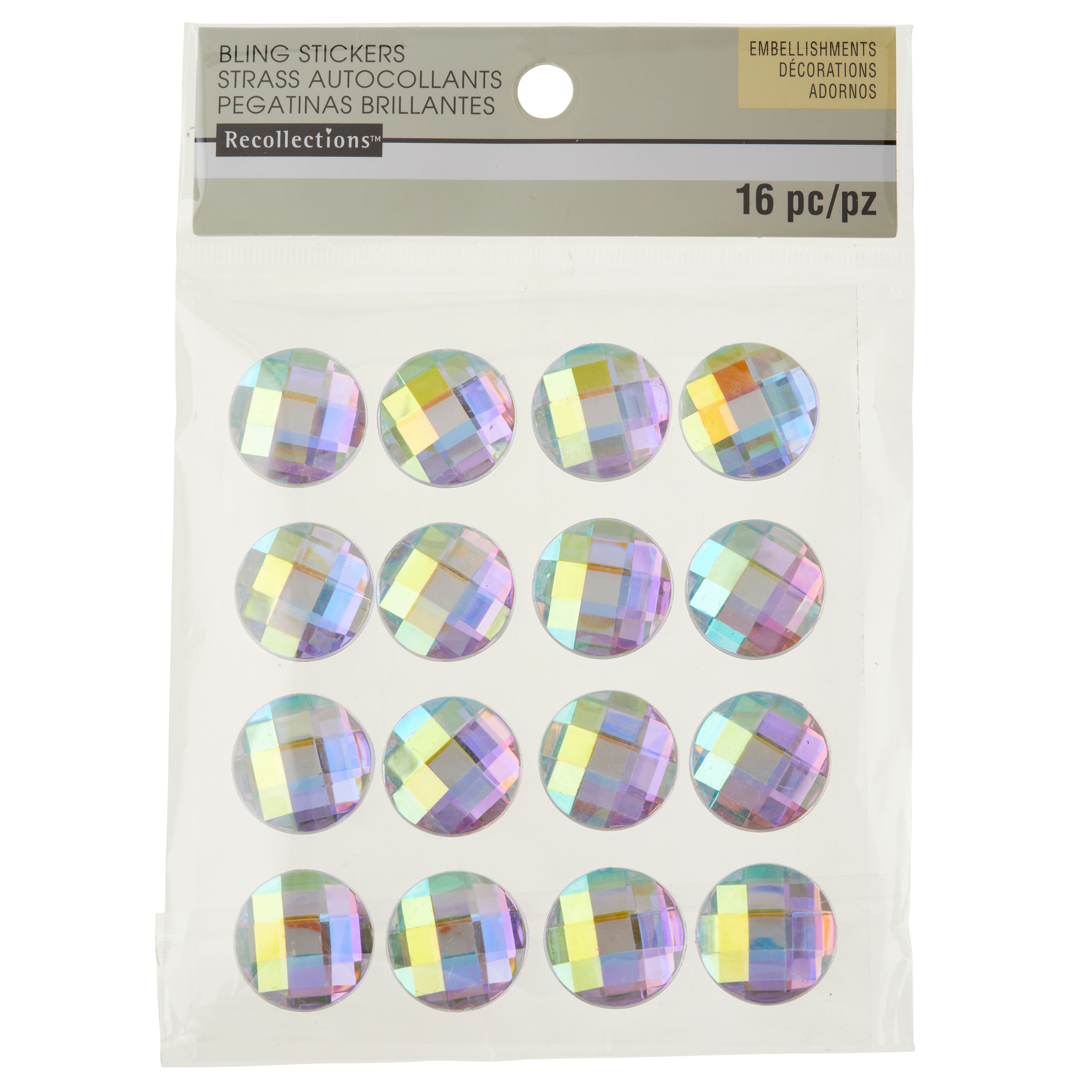 Iridescent Stone Bling Stickers By Recollections™, Michaels