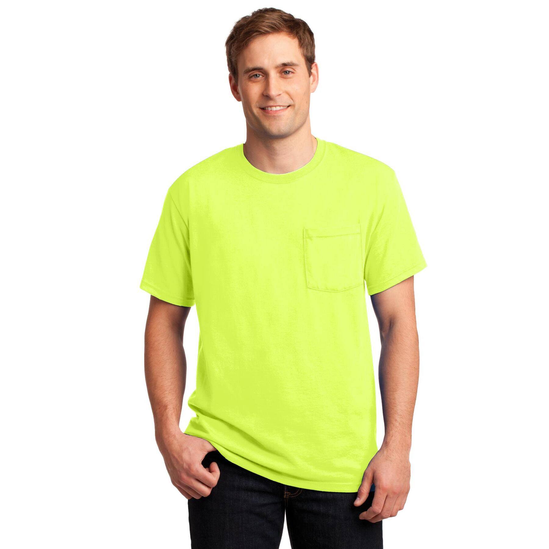 JERZEES® DRI-POWER® 50/50 Cotton/Poly Pocket T-Shirt
