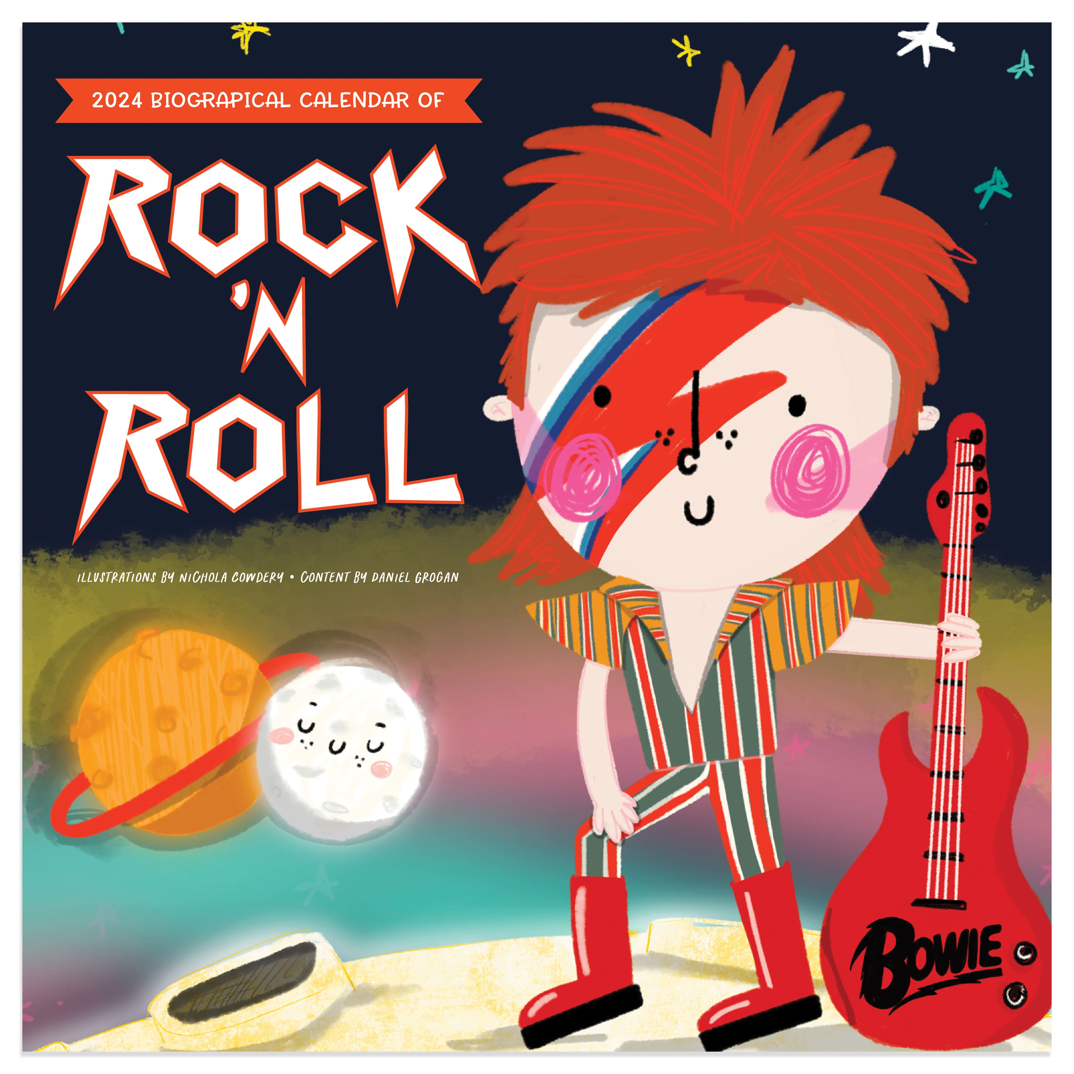TF Publishing 2024 Rock n Roll Biographies Mini Calendar