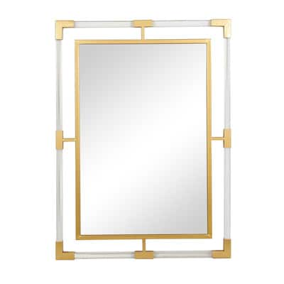 Gold Metal Double Framed Wall Mirror | Michaels