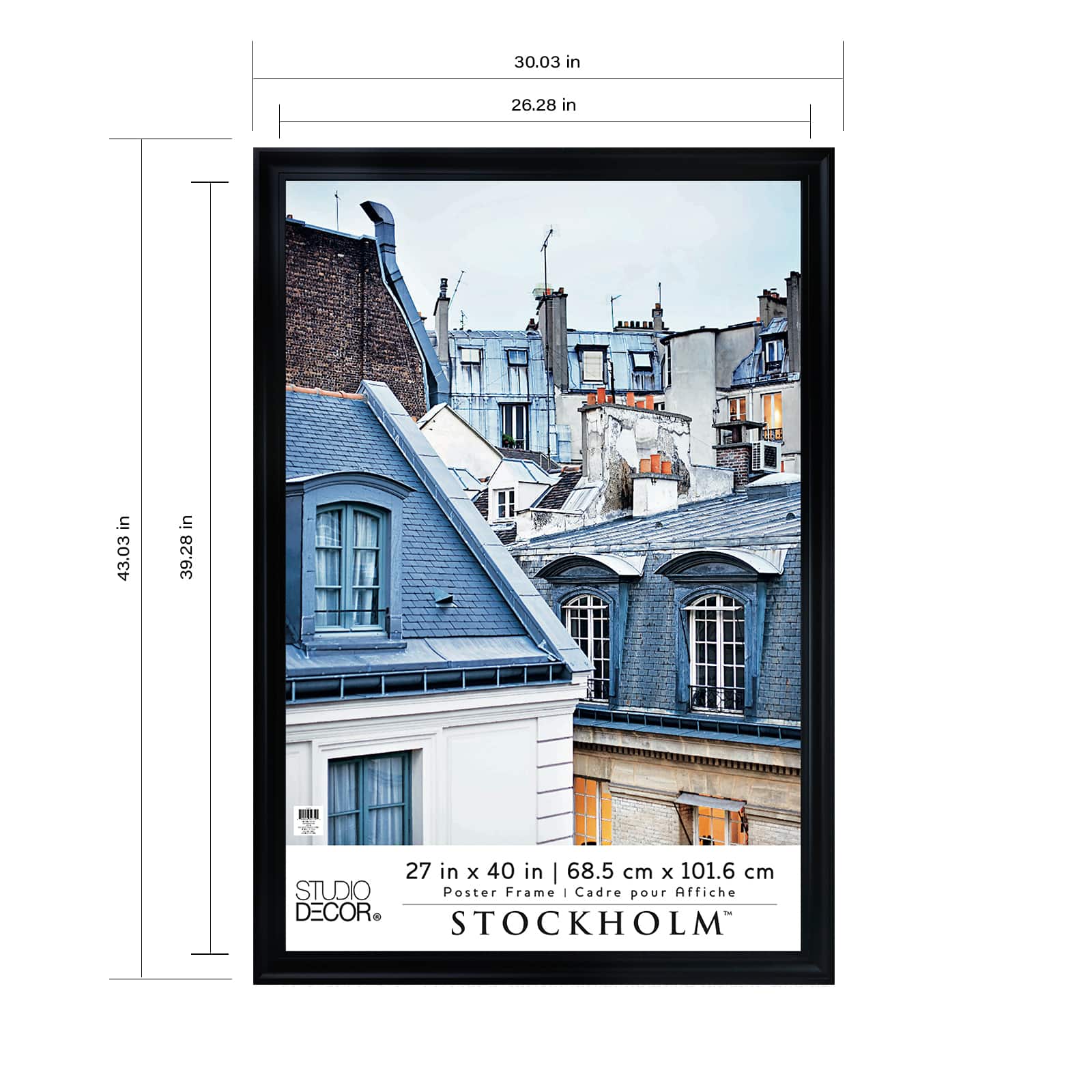 Stockholm™ Black Poster Frame by Studio Décor®