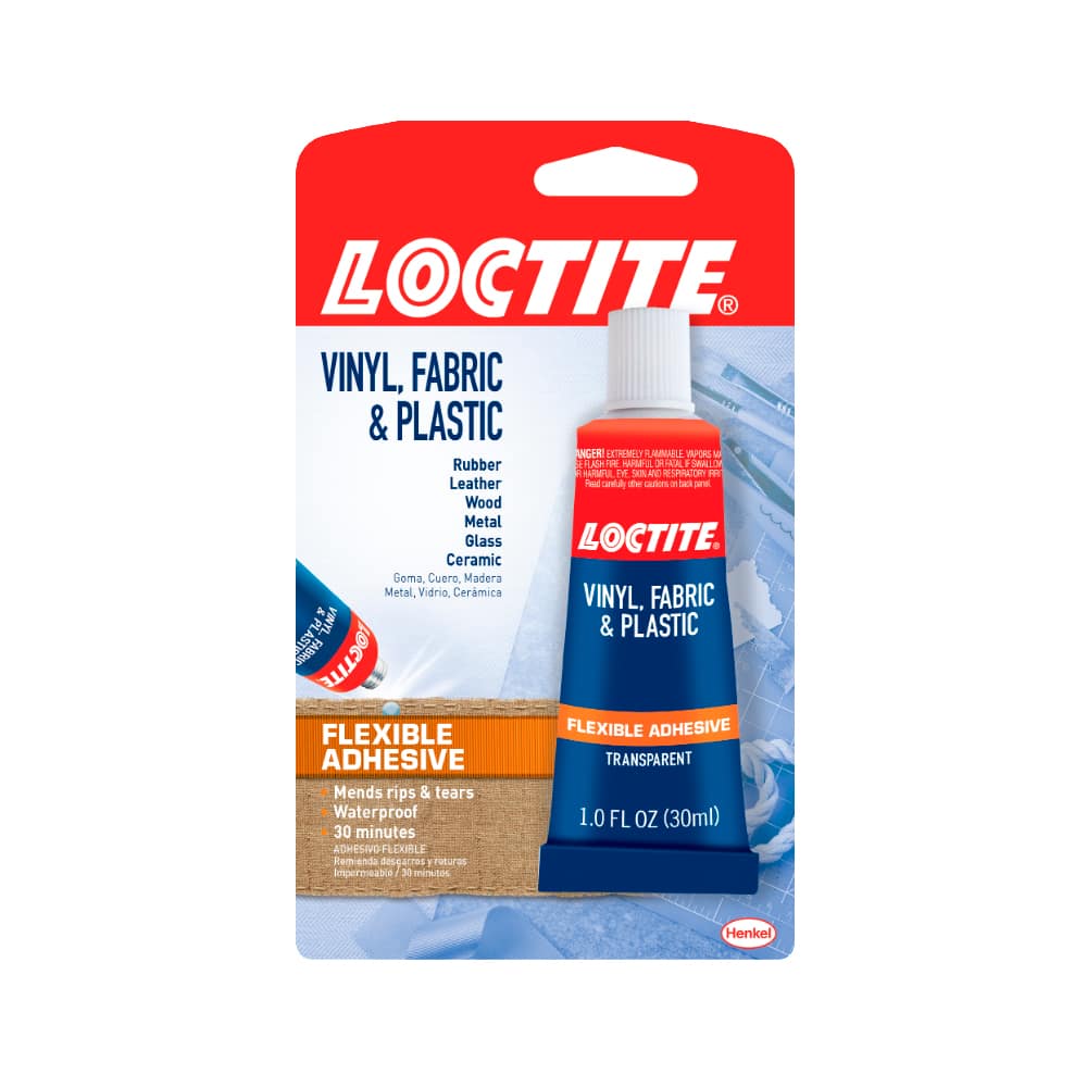 Loctite Flexible Adhesive Vinyl, Fabric & Plastic, 1.0 FL OZ 