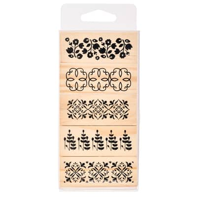 Patterns Wood Stamp Set by Recollections™ | Michaels