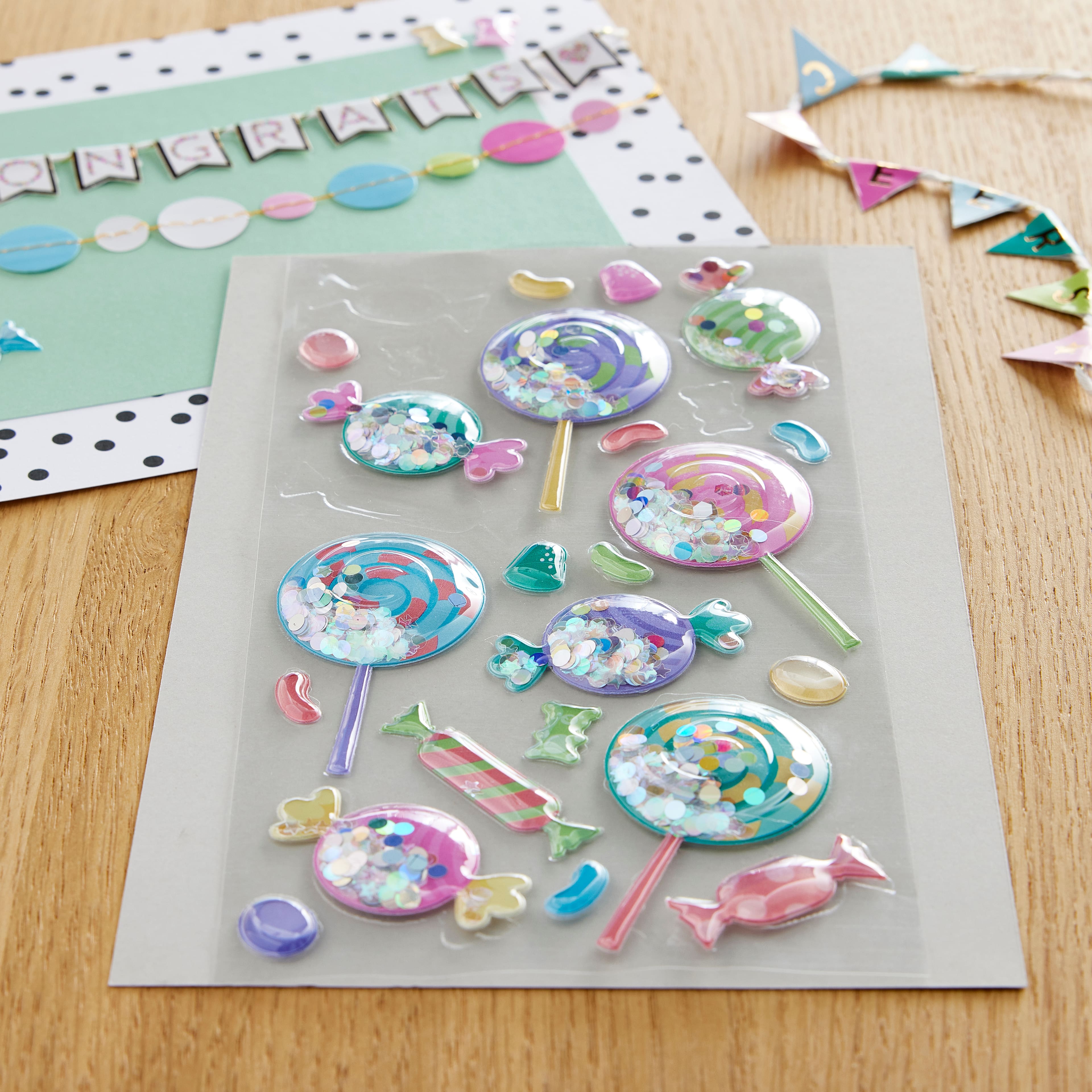 12 Pack: Shaker Candy Stickers by Recollections&#x2122;