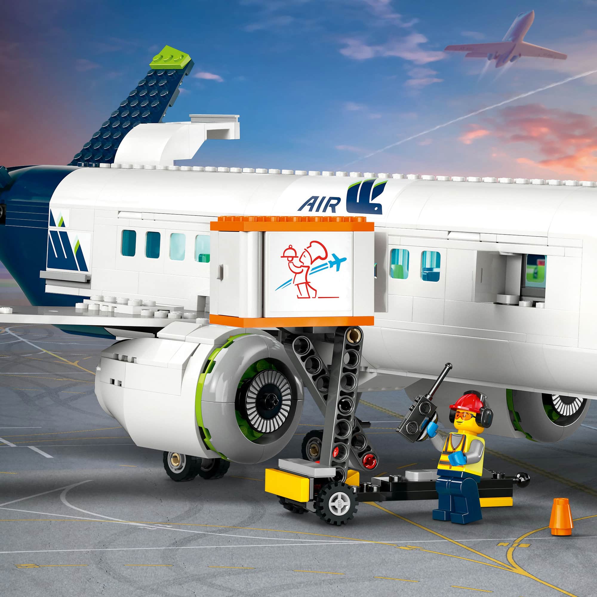 LEGO&#xAE; City Passenger Airplane 60367 Building Toy Set (930 Pieces)