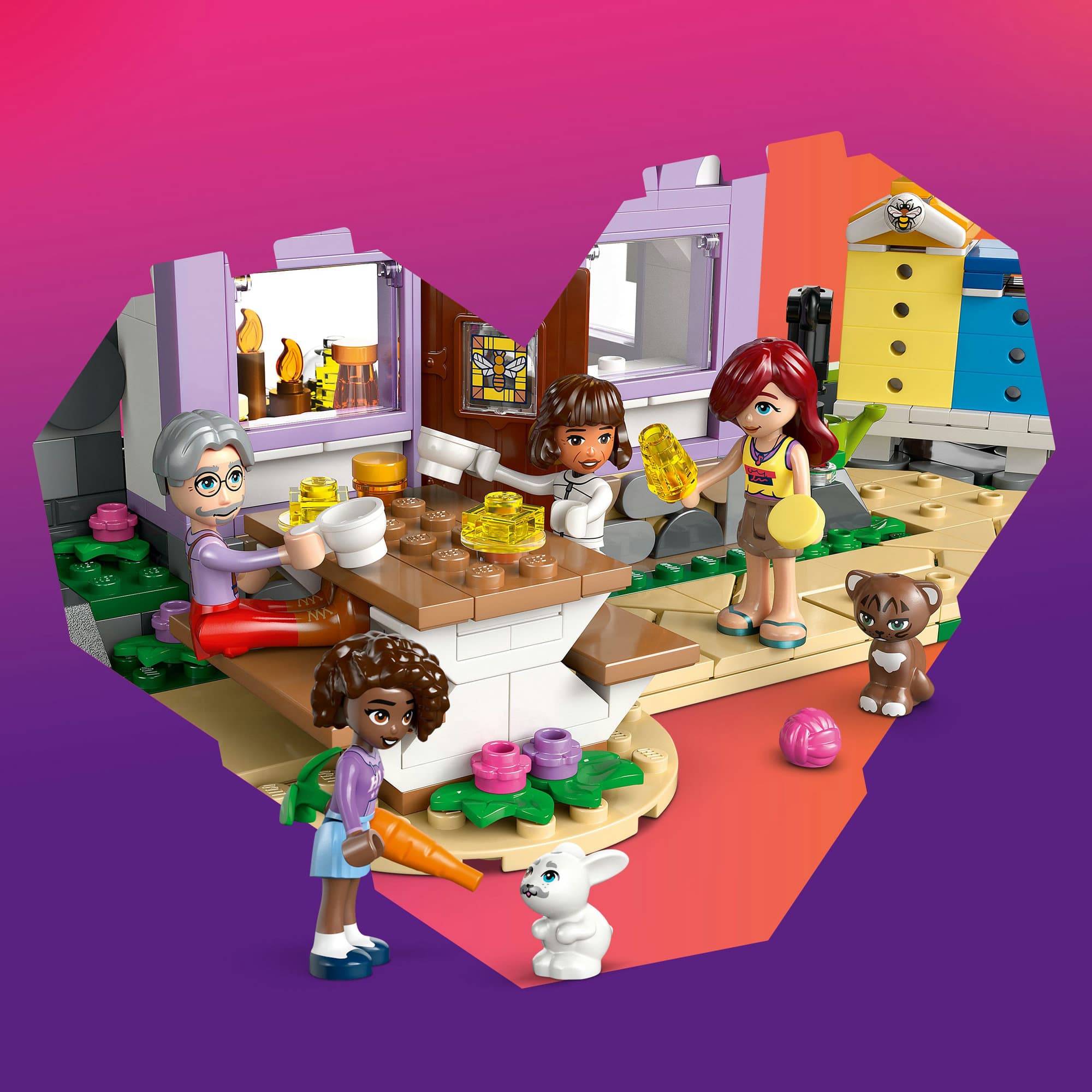 LEGO® Friends Beekeepers’ House and Flower Garden Building Kit 42669