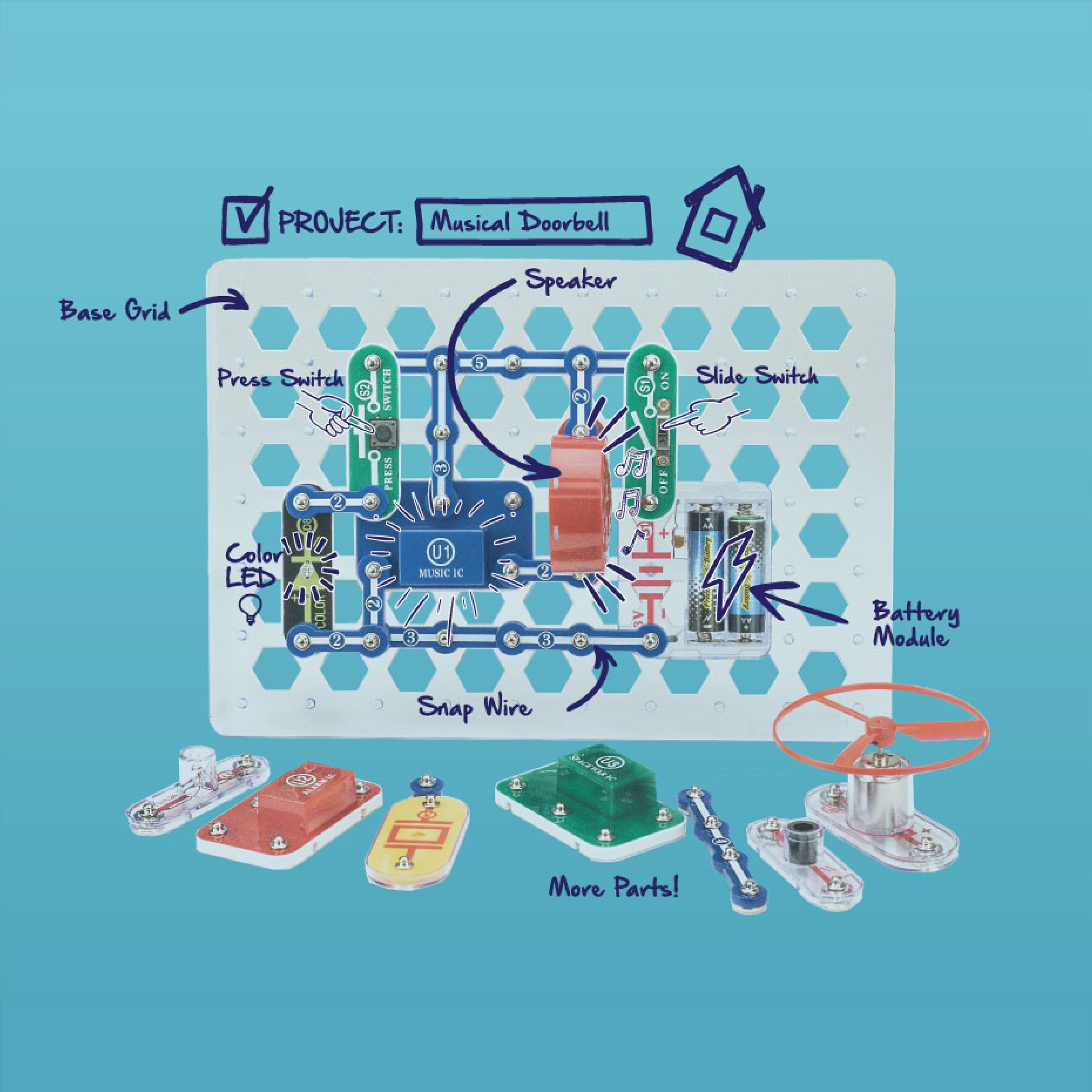 Snap Circuits® Explorer 100 Experiments