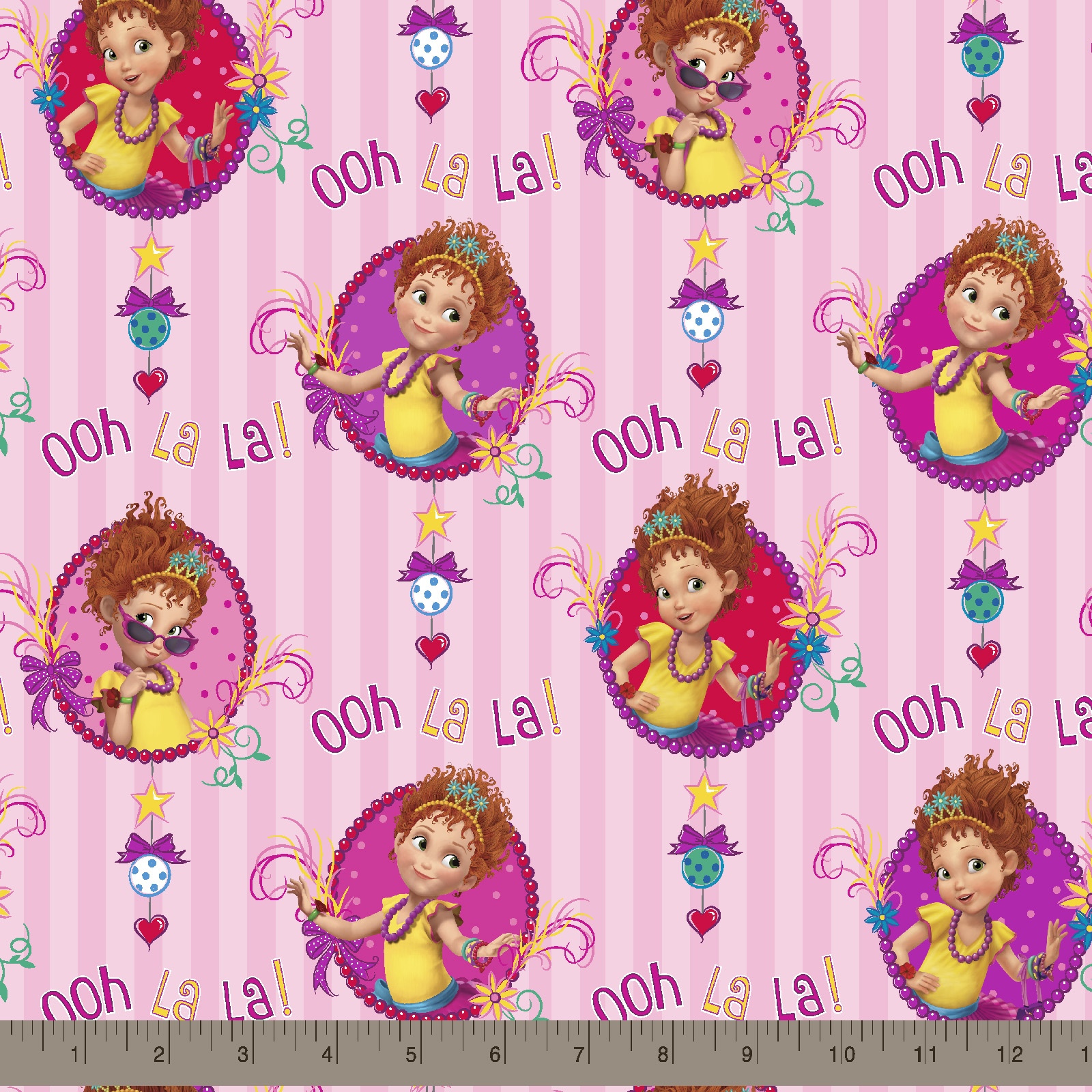Disney&#xAE; Fancy Nancy Hot Pink Fancy Nancy Framed Cotton Fabric
