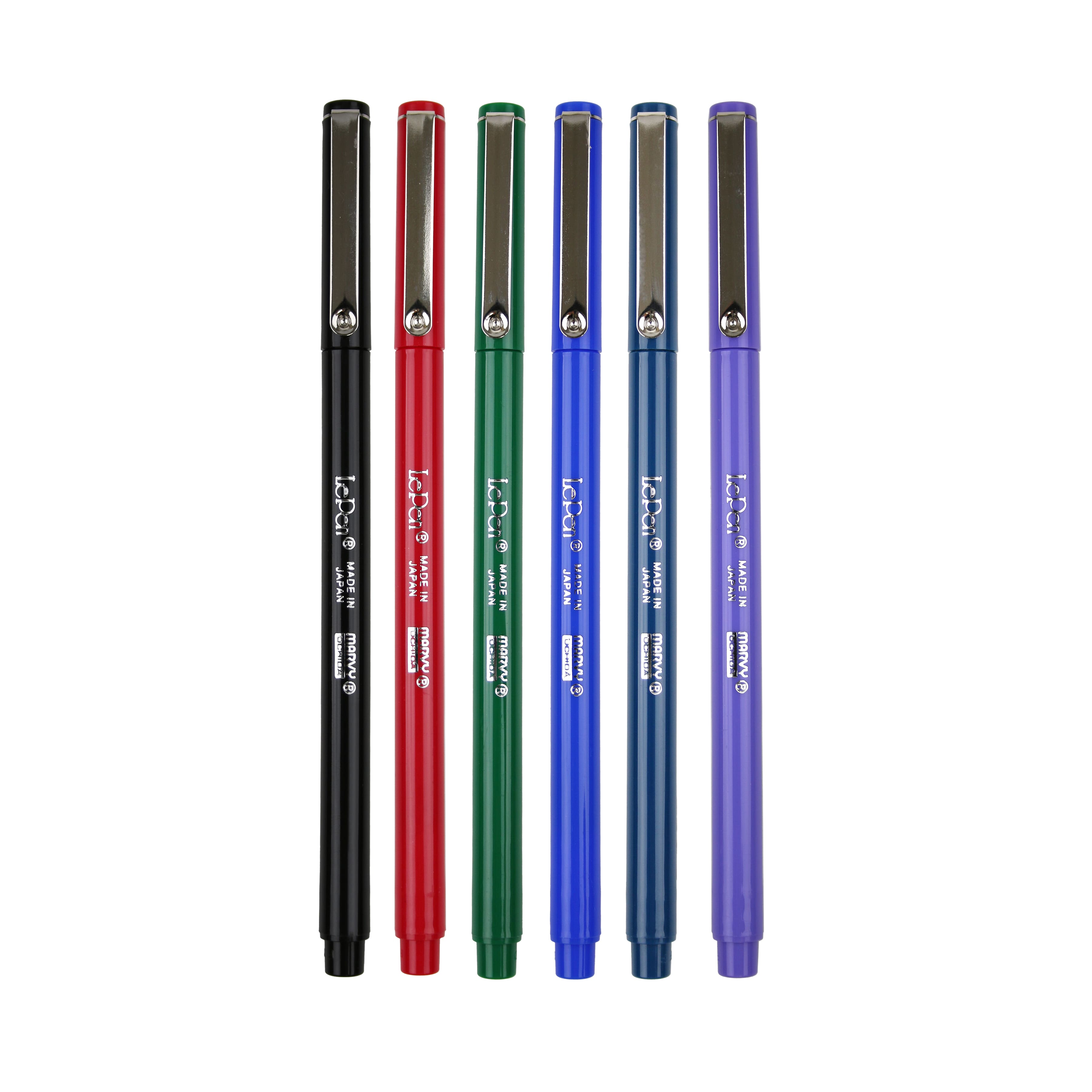 Marvy&#xAE; Uchida LePen&#xAE; Extra Fine 6 Color Primary Pen Set