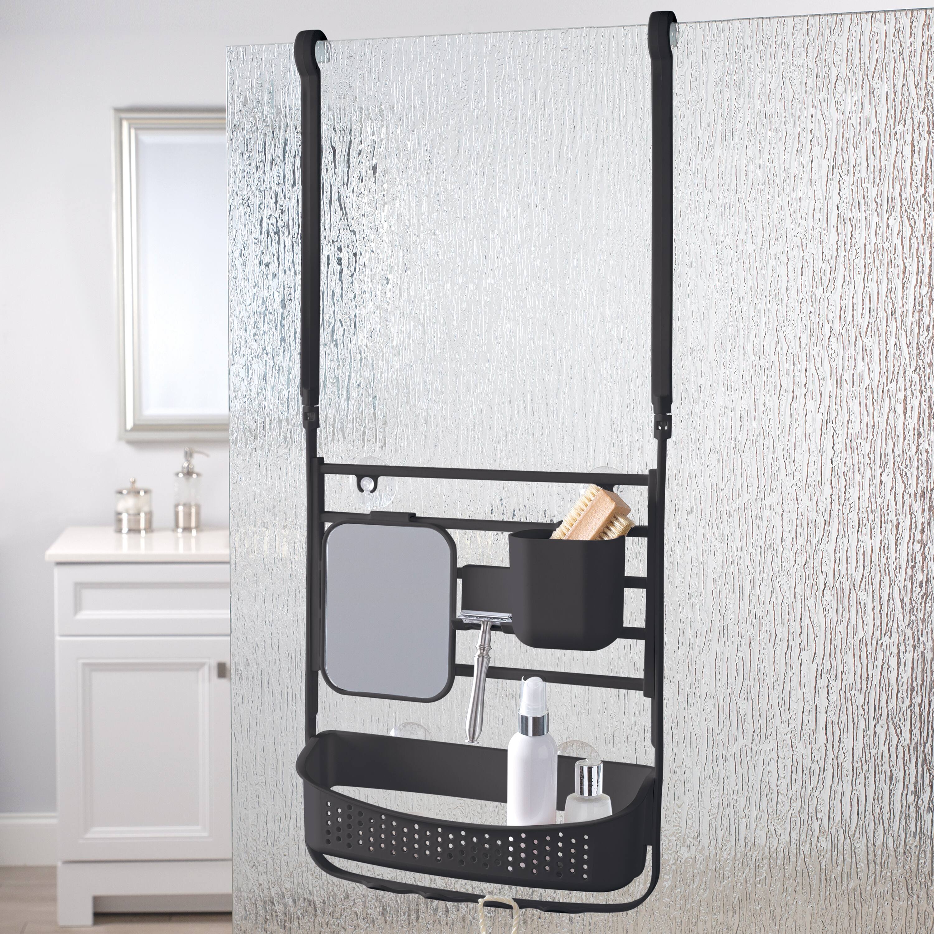 Bath Bliss 28&#x22; Deluxe Flex Adjustable Shower Caddy