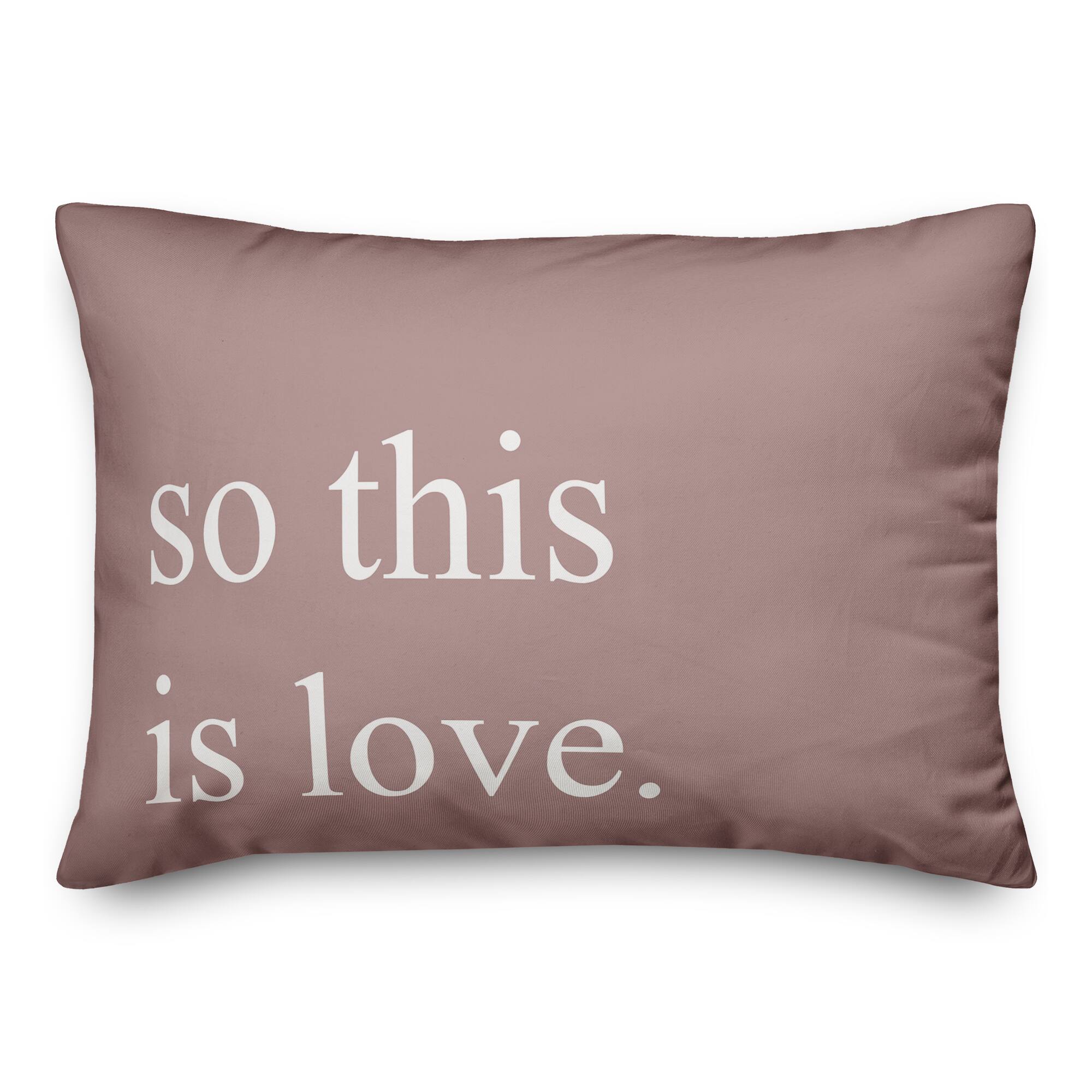 So This Is Love 20" x 14" Throw Pillow