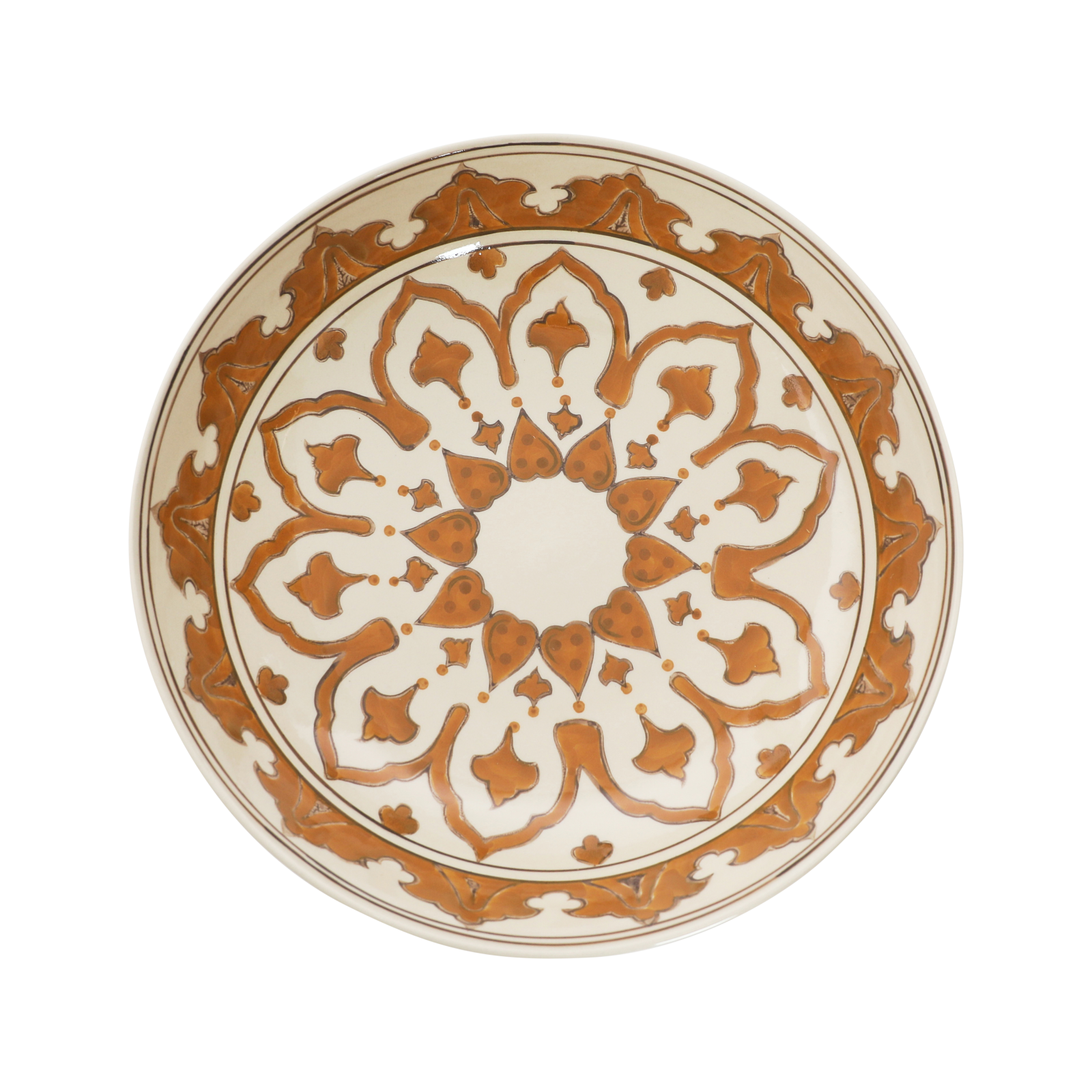Hello Honey® 14" Hand Painted Ceramic Serving Bowl