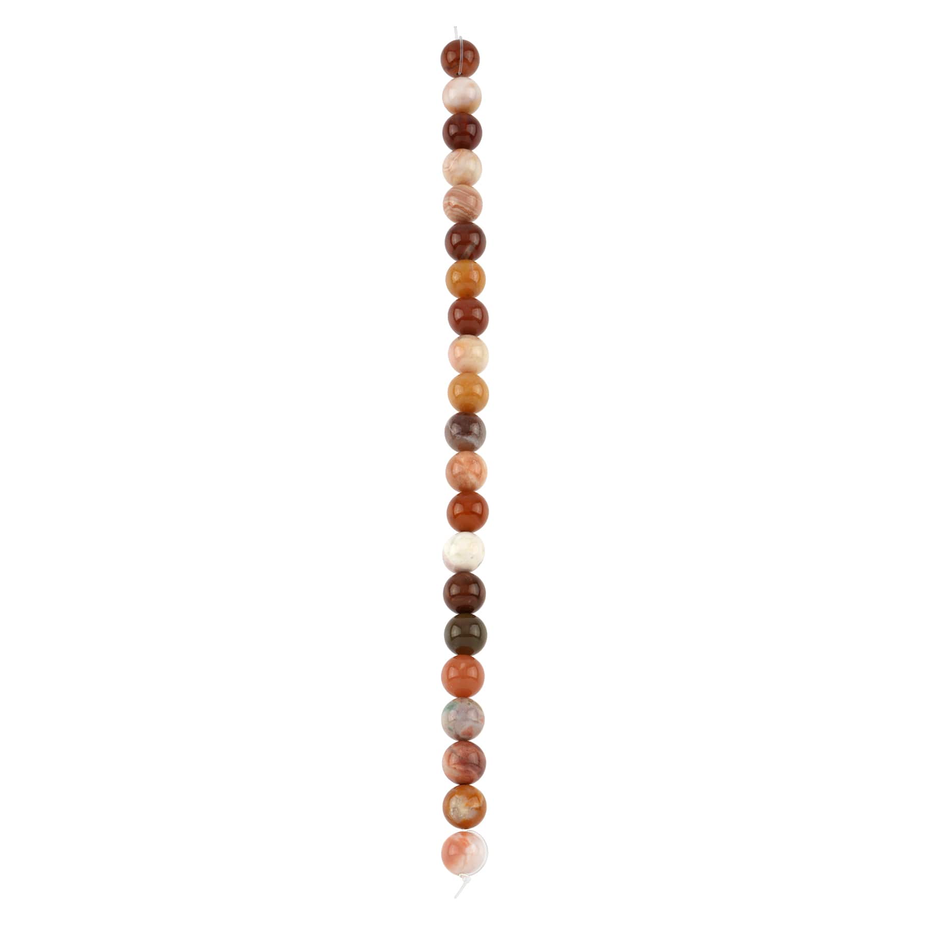 12 Packs: 21 ct. (252 total) Multicolor Wood Round Beads, 8mm by Bead Landing&#x2122;