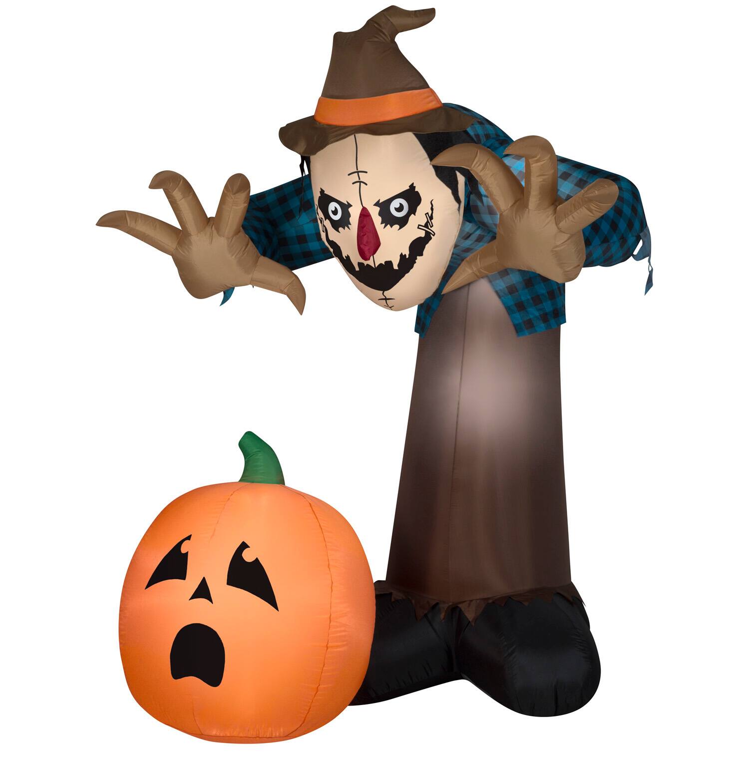 7.5ft. Airblown&#xAE; Inflatable Giant Animated Halloween Scarecrow
