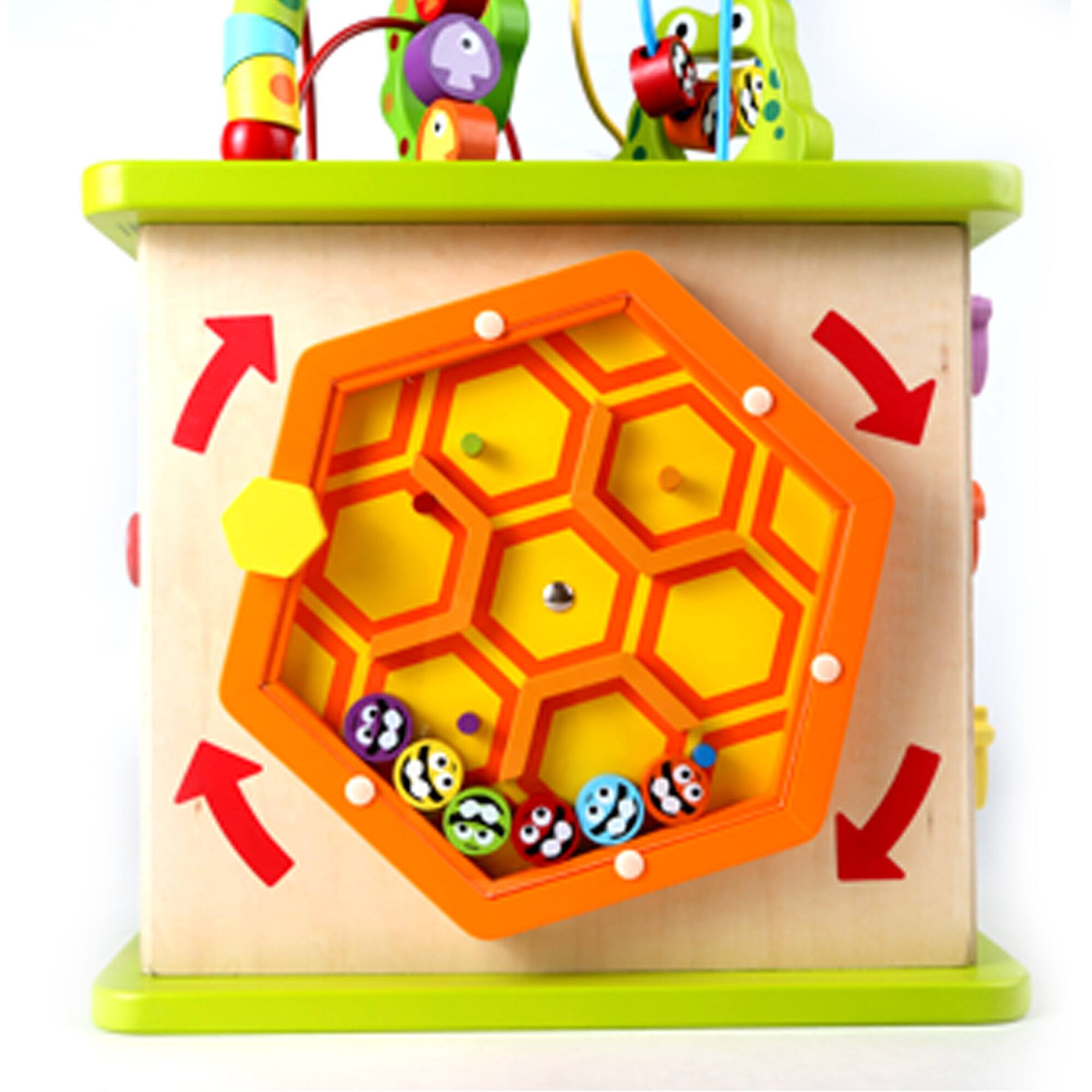 Hape Country Critters Wooded 5-Sided Play Cube