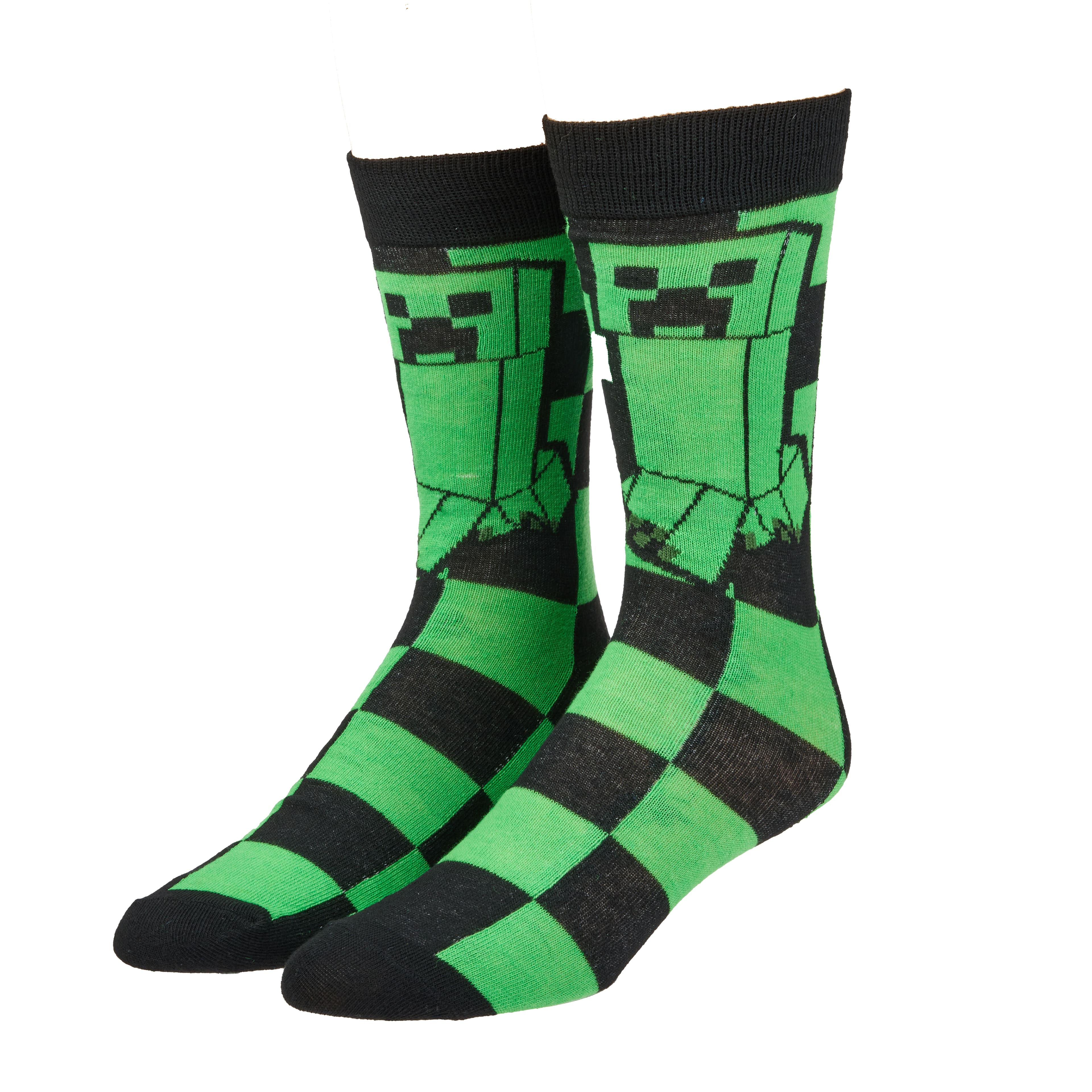 Minecraft&#xAE; 2 Pair Adult Crew Sock Set