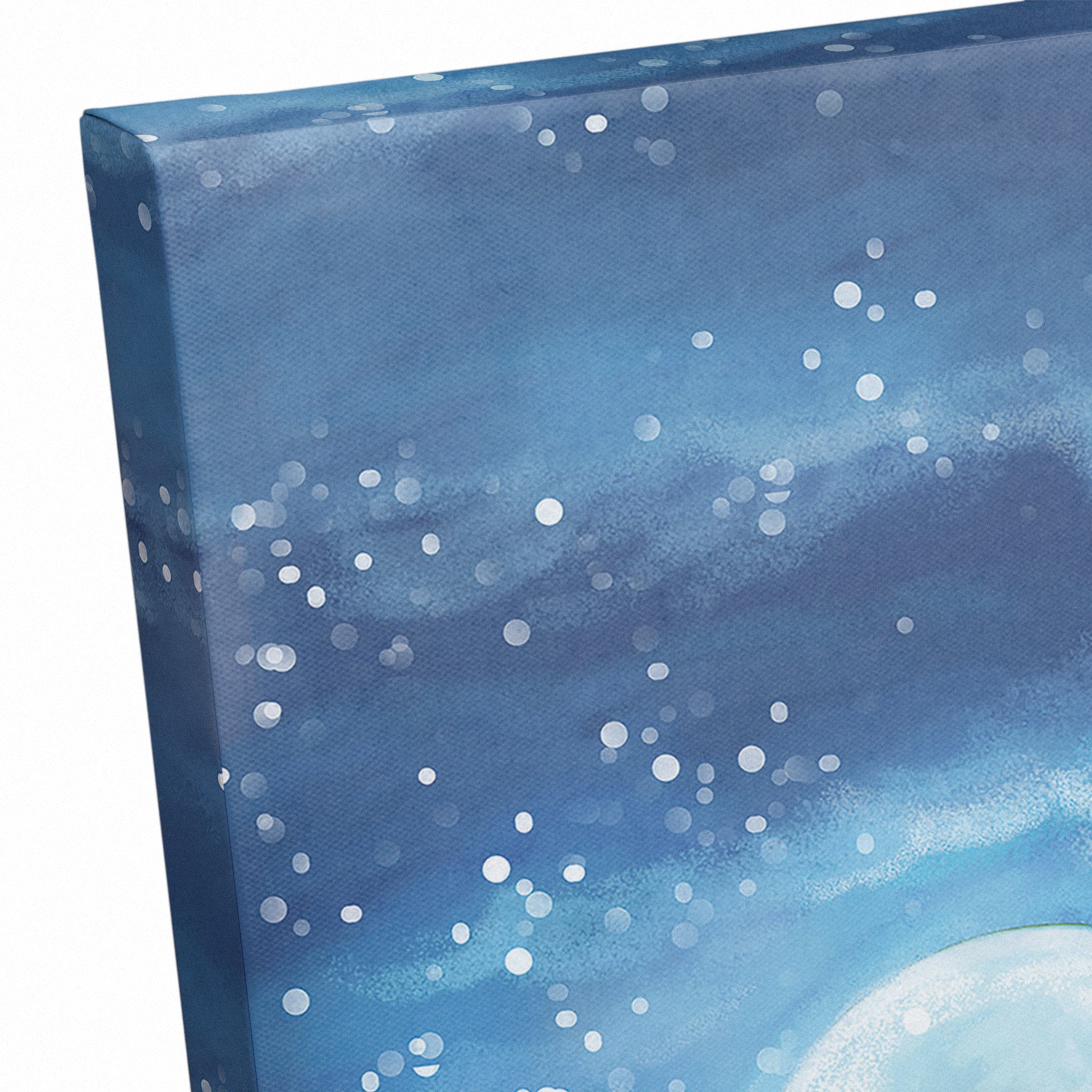 Cabin In The Mountains 40x30 Canvas Wall Art