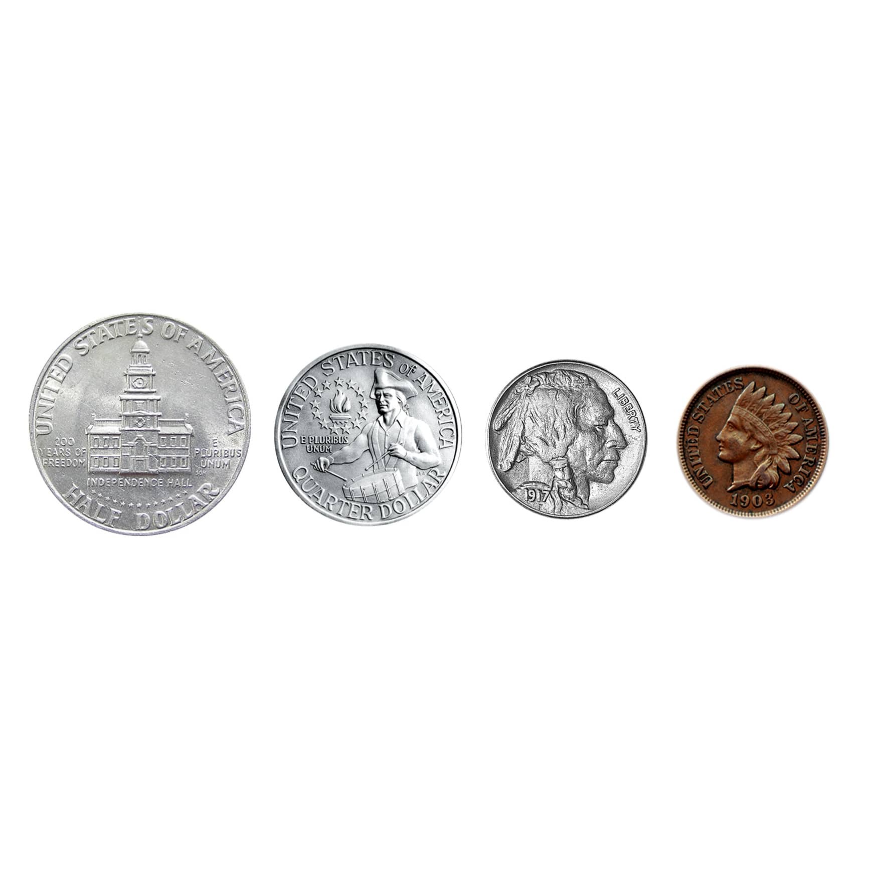 USA Four Most Famous Coins