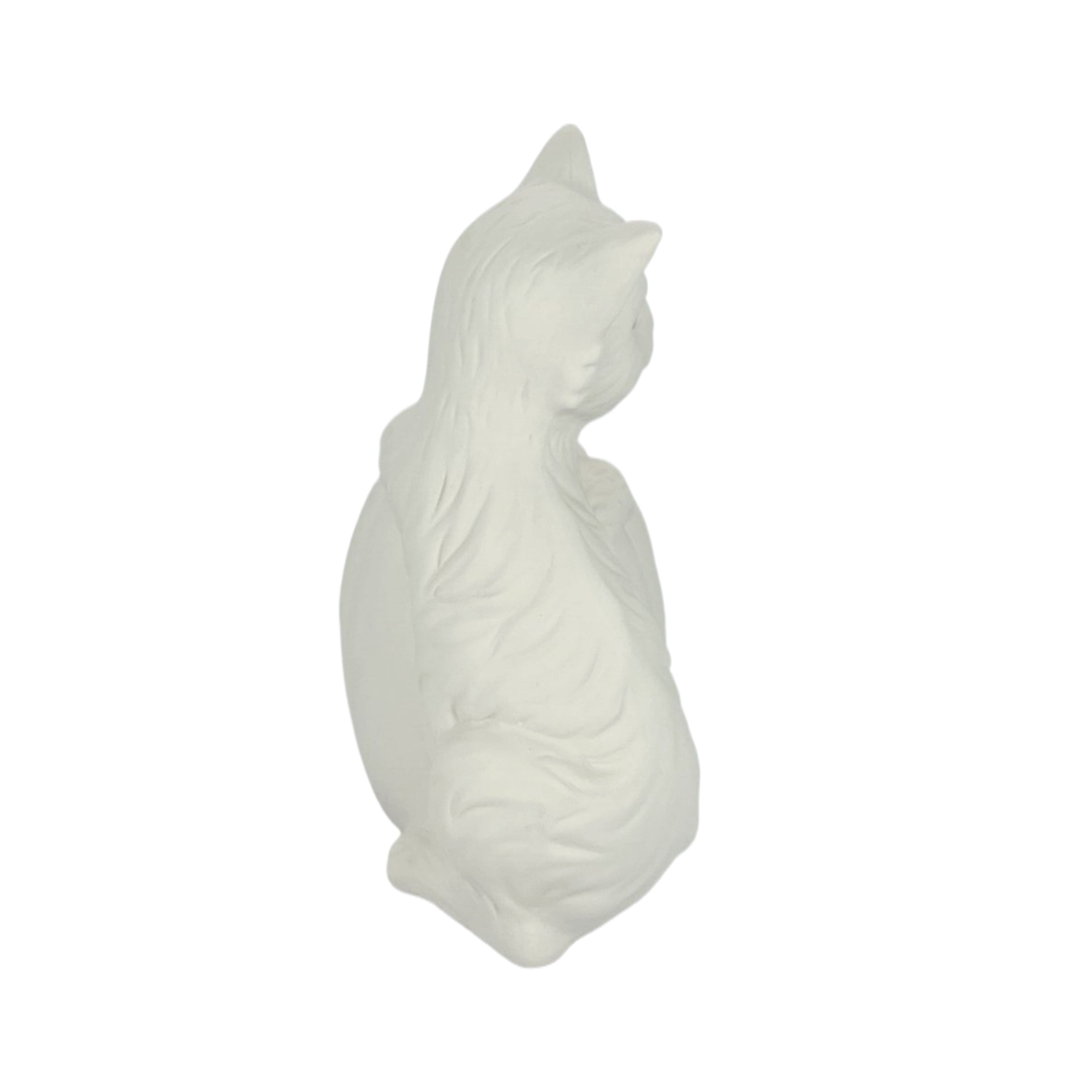 7.5&#x22; DIY Ceramic LED Pumpkin &#x26; Cat D&#xE9;cor by Make Market&#xAE;
