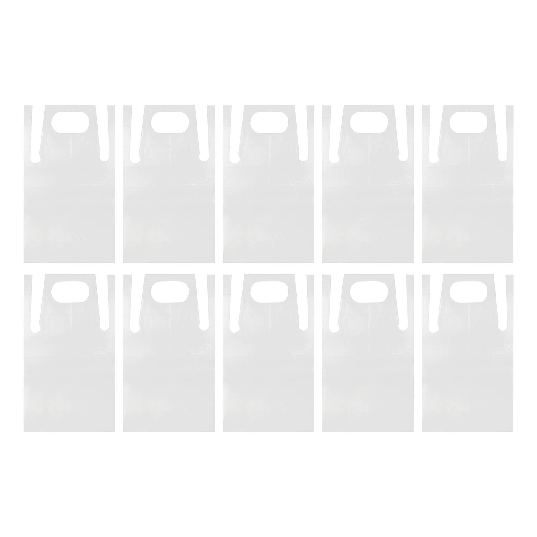 Clear Plastic Disposable Aprons, 10ct. by Craft Smart™