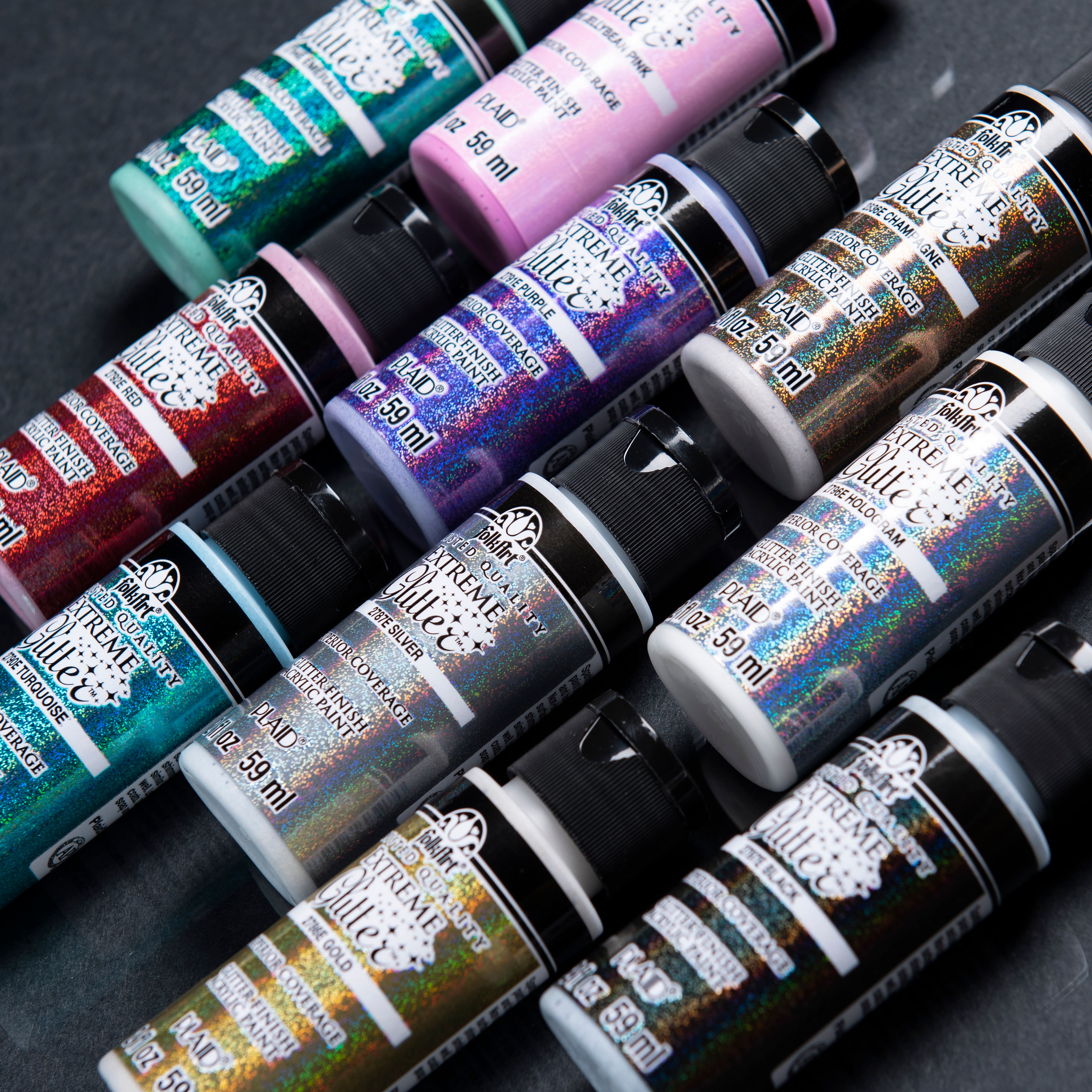 FolkArt® Extreme Glitter Acrylic Craft Paint Set